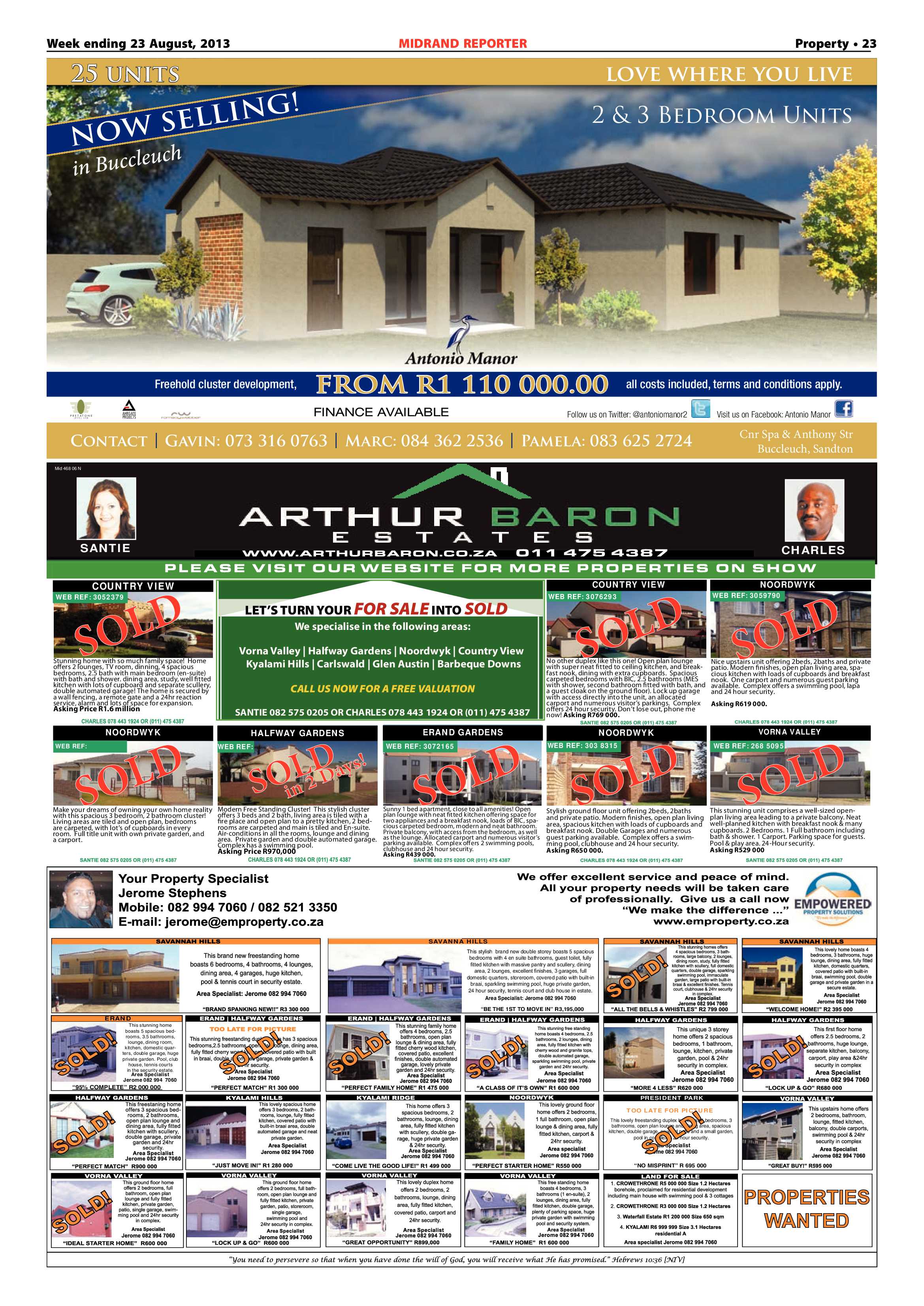 Midrand Reporter 23 August 2013 page 23