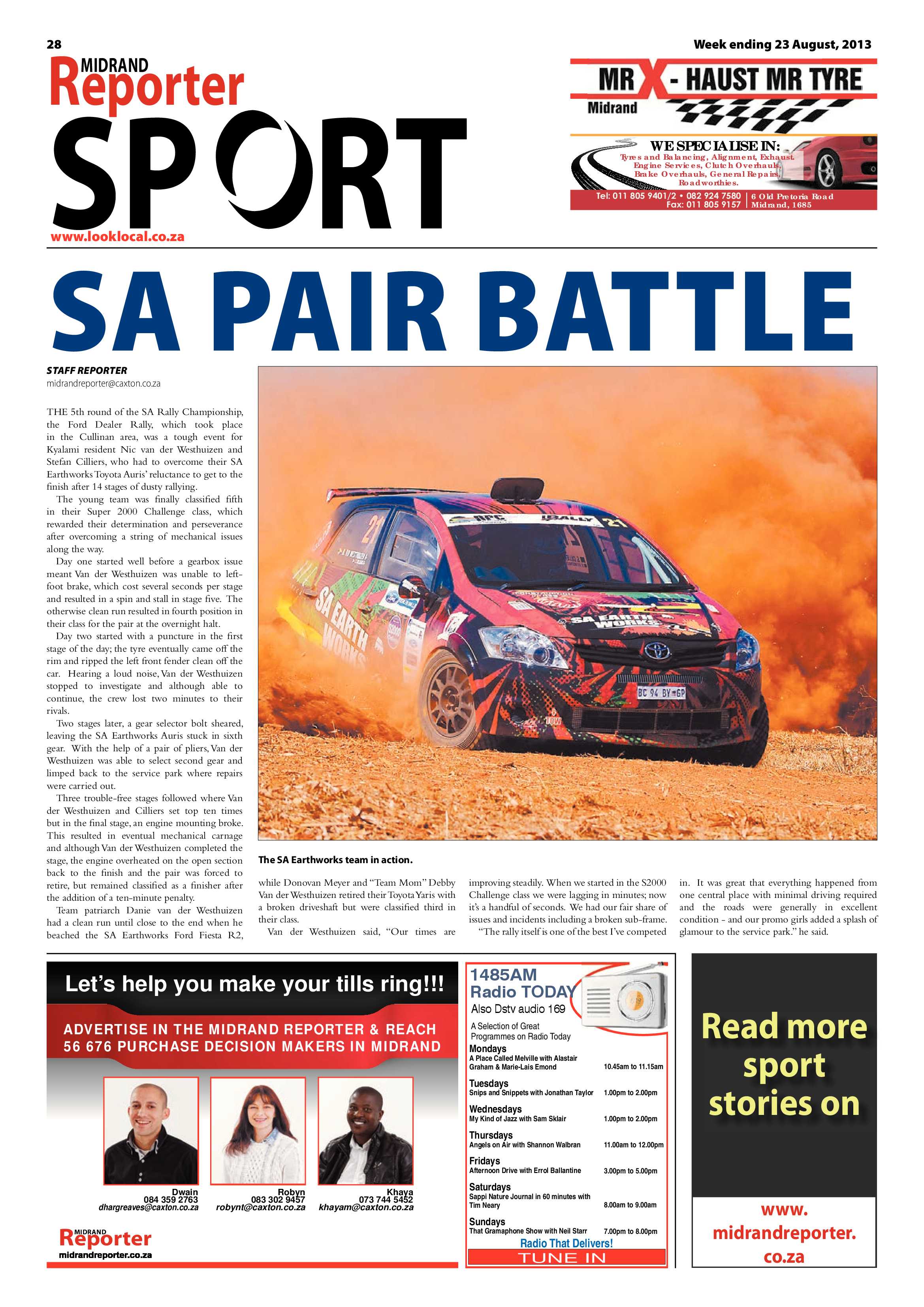 Midrand Reporter 23 August 2013 page 28