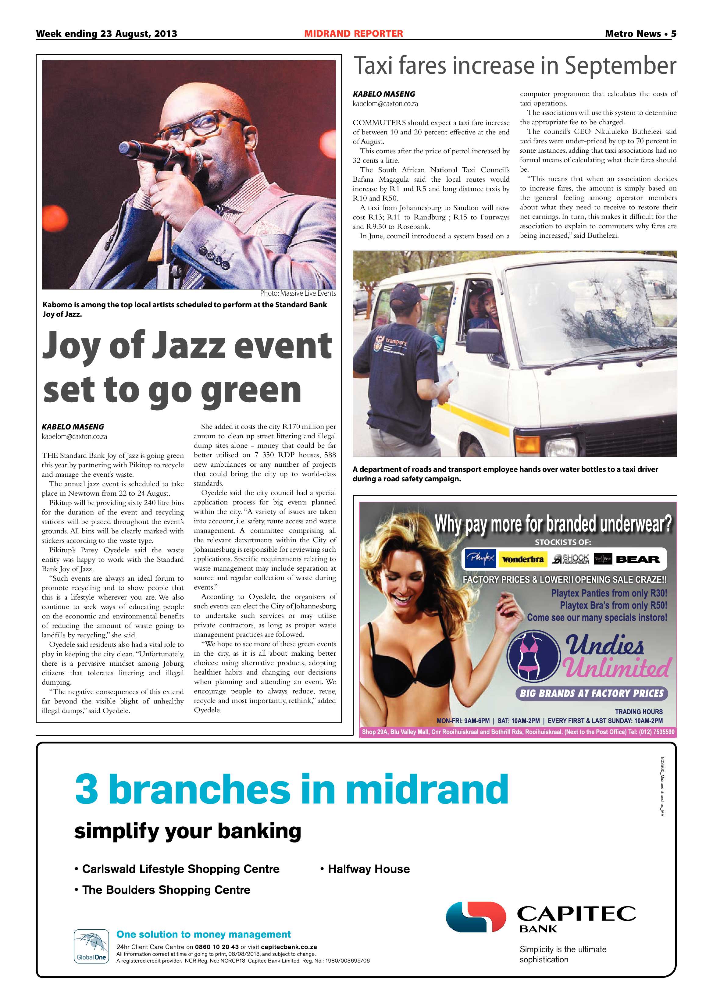 Midrand Reporter 23 August 2013 page 5