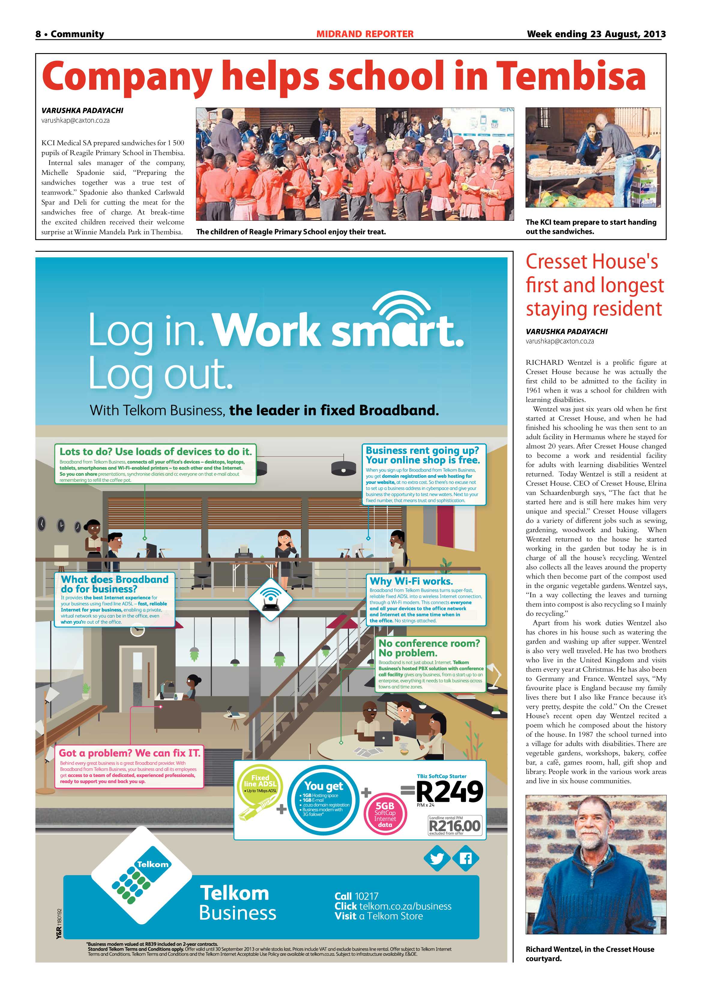Midrand Reporter 23 August 2013 page 8