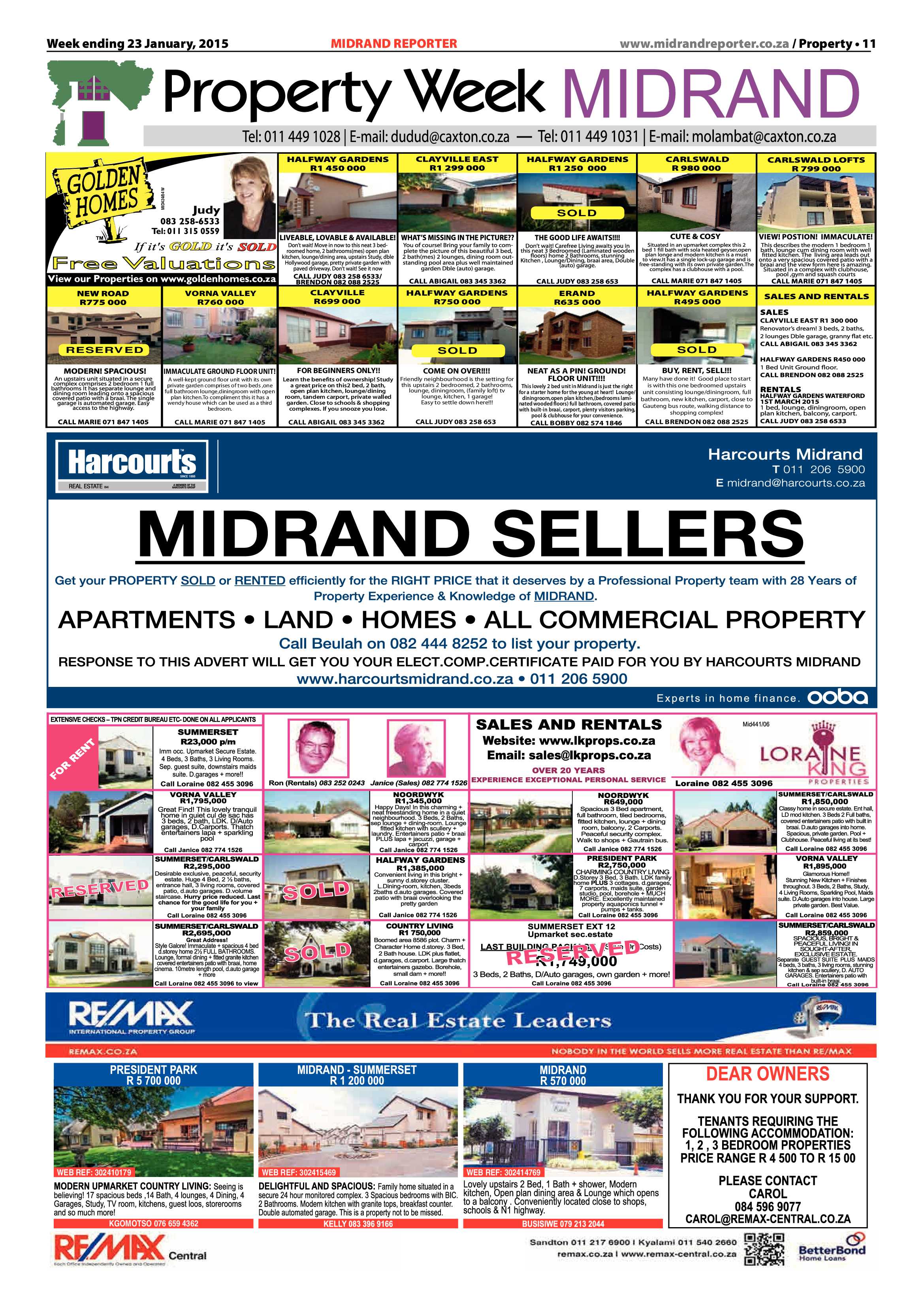 Midrand Reporter 23 January 2015 page 11