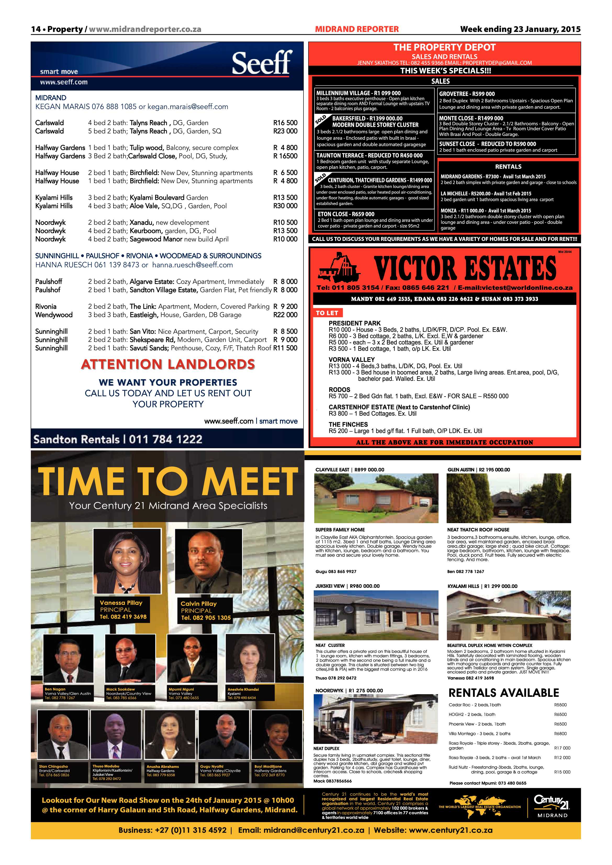 Midrand Reporter 23 January 2015 page 14
