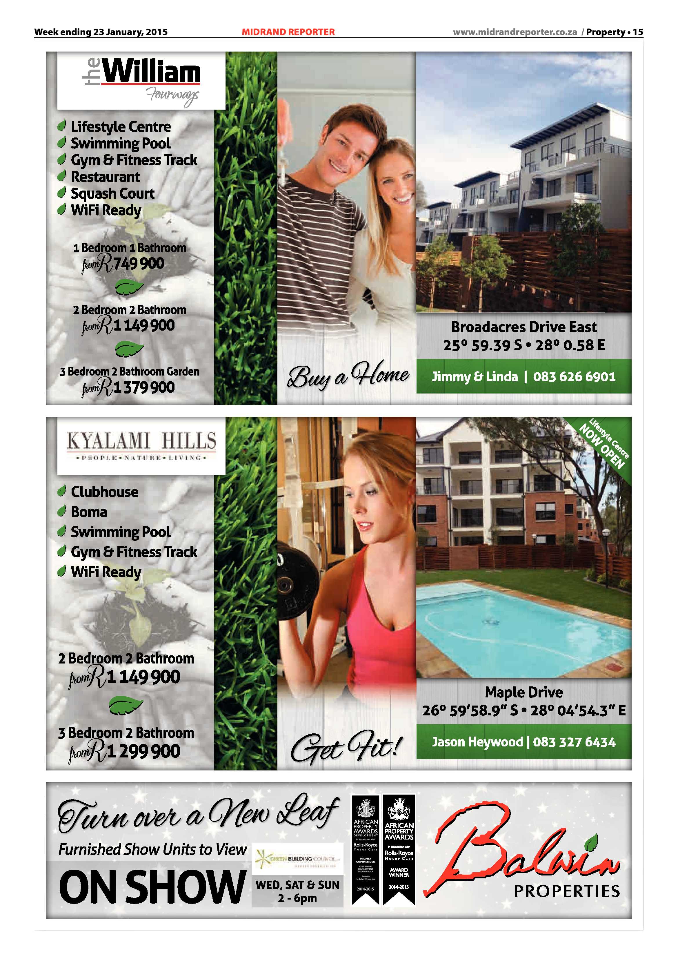 Midrand Reporter 23 January 2015 page 15