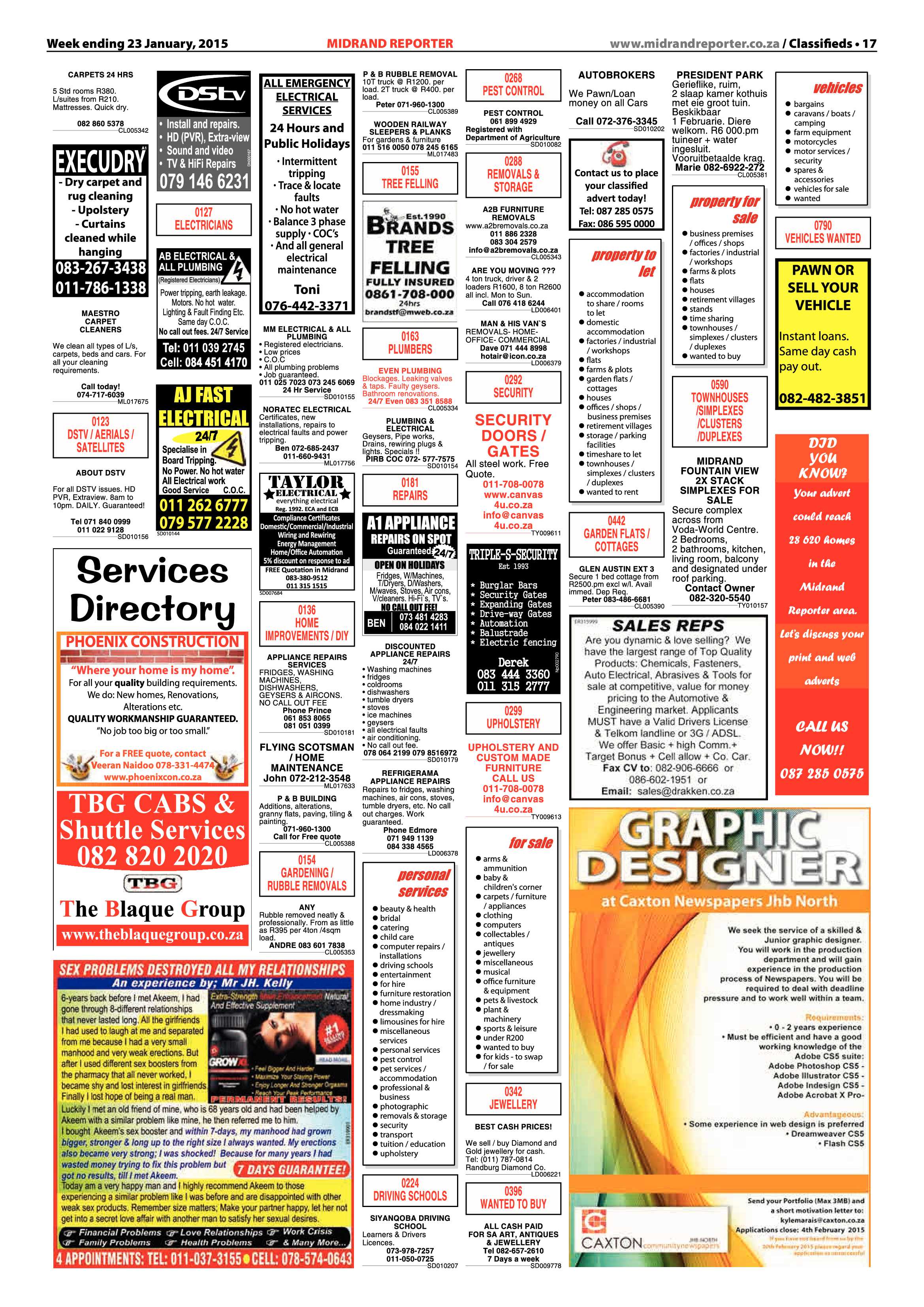 Midrand Reporter 23 January 2015 page 17