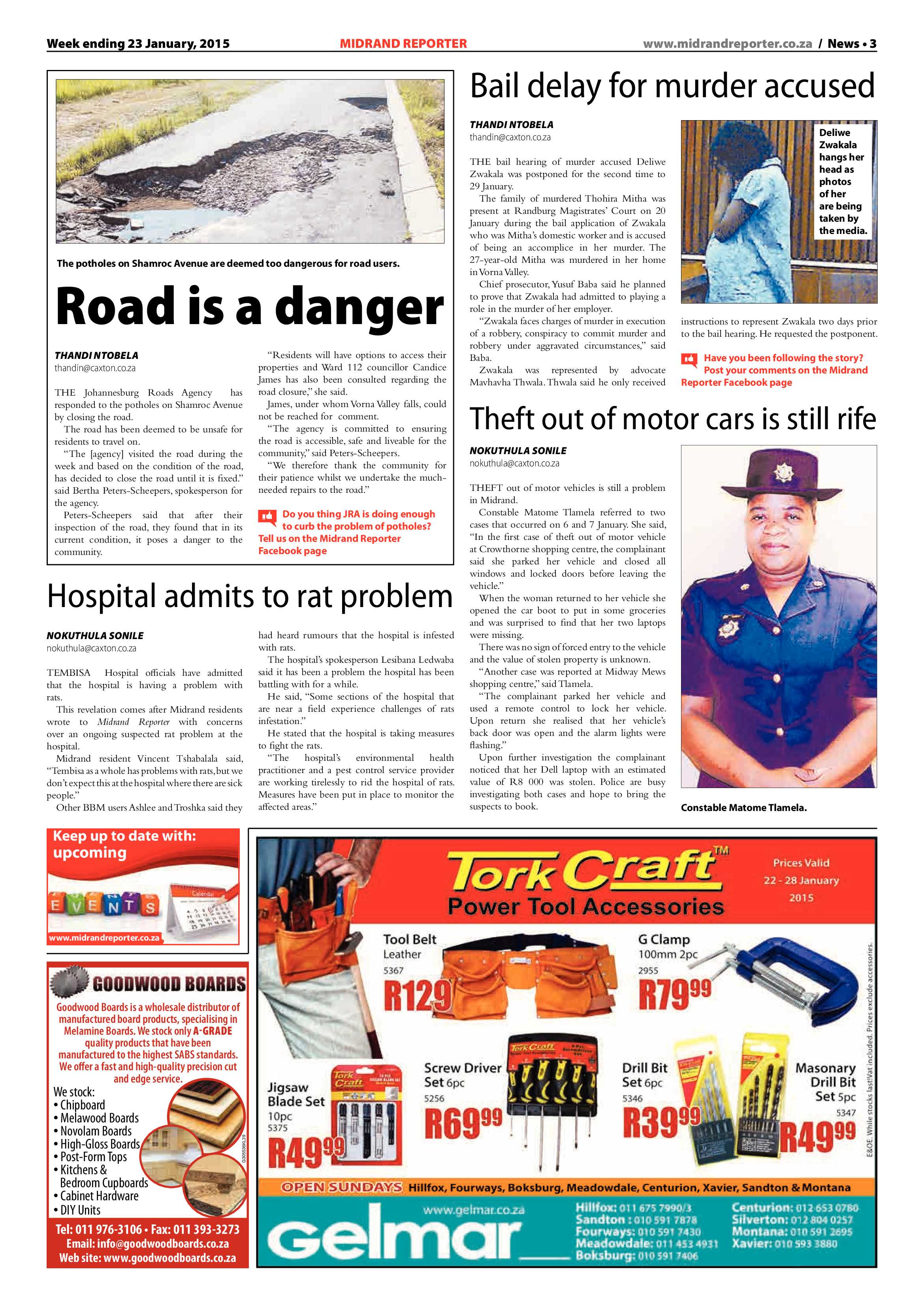 Midrand Reporter 23 January 2015 page 3