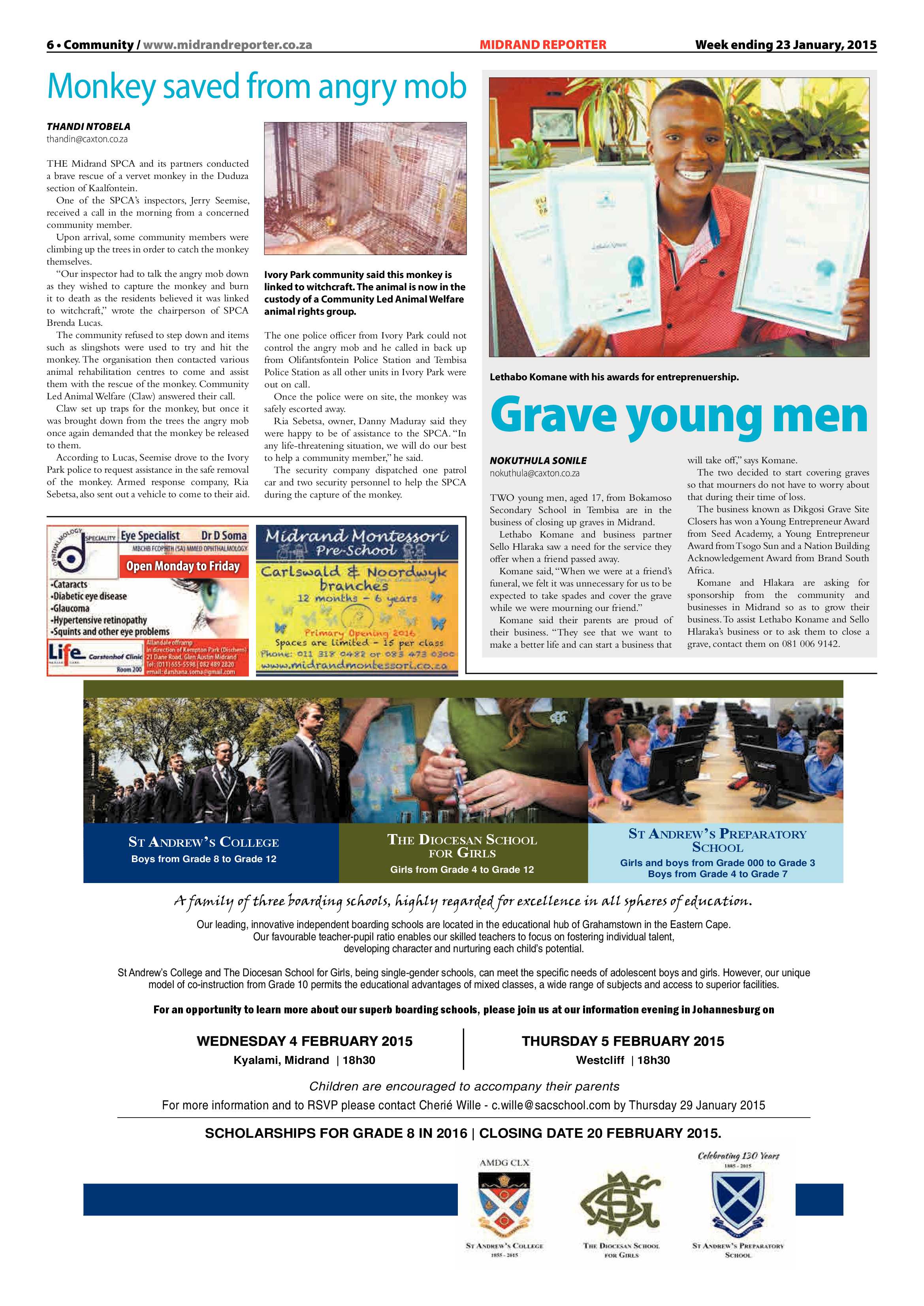 Midrand Reporter 23 January 2015 page 6