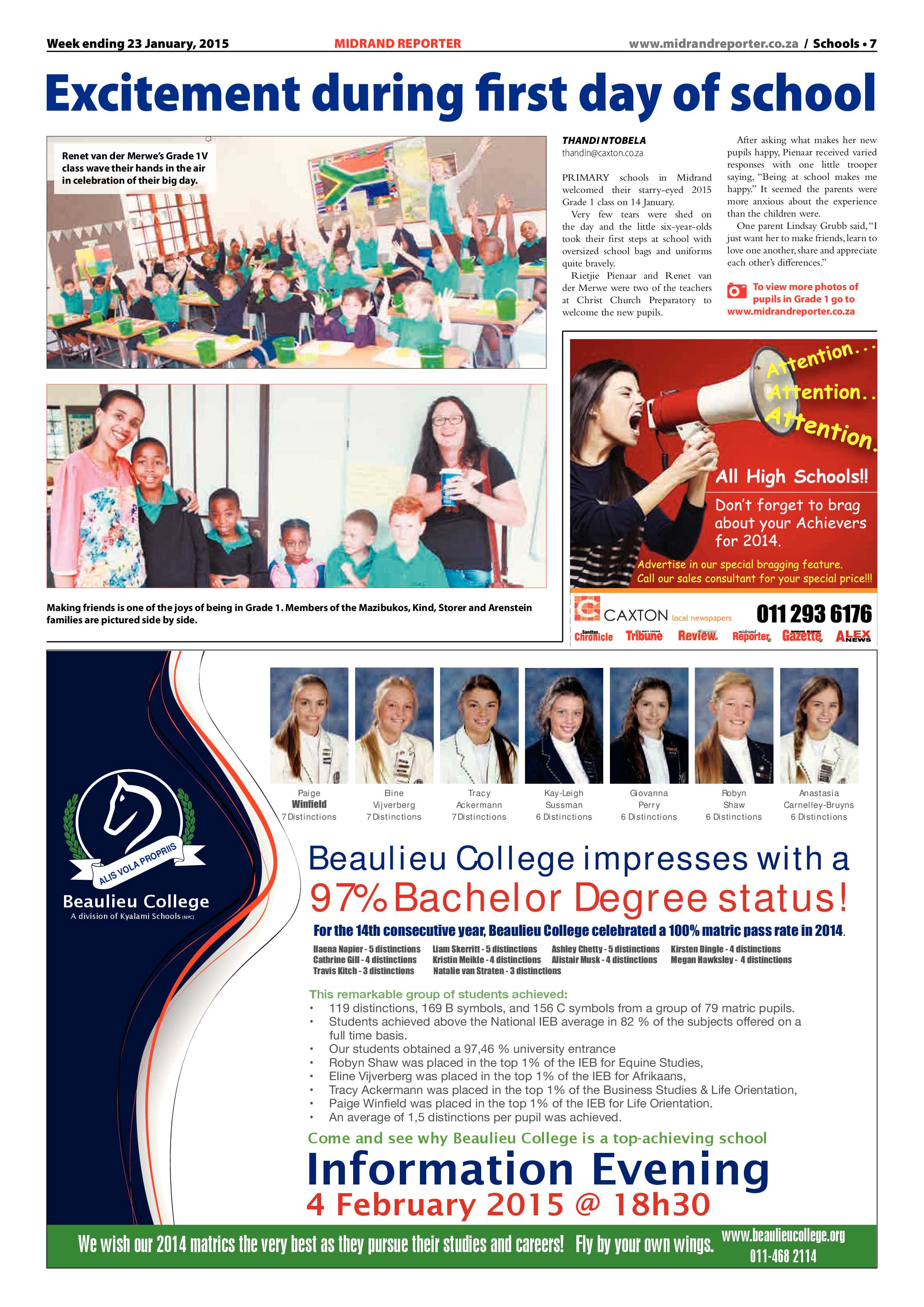 Midrand Reporter 23 January 2015 page 7