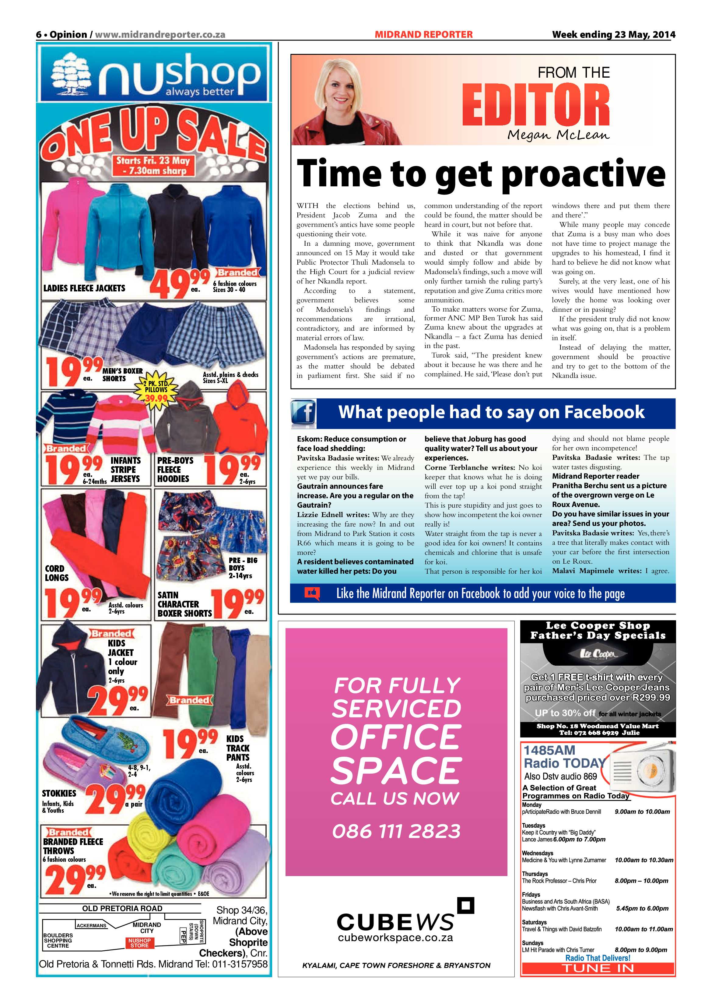 Midrand Reporter 23 May 2014 page 6