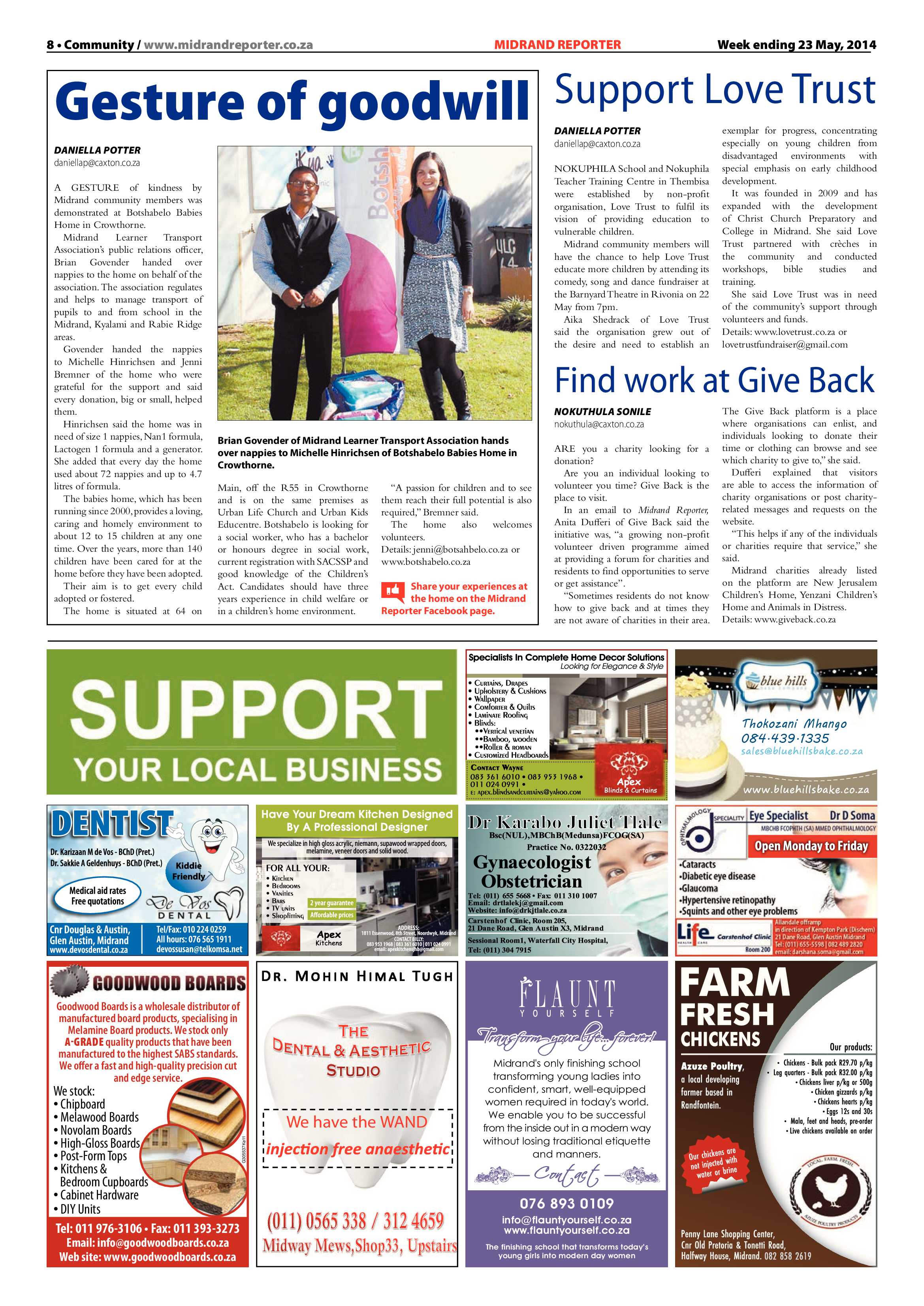 Midrand Reporter 23 May 2014 page 8