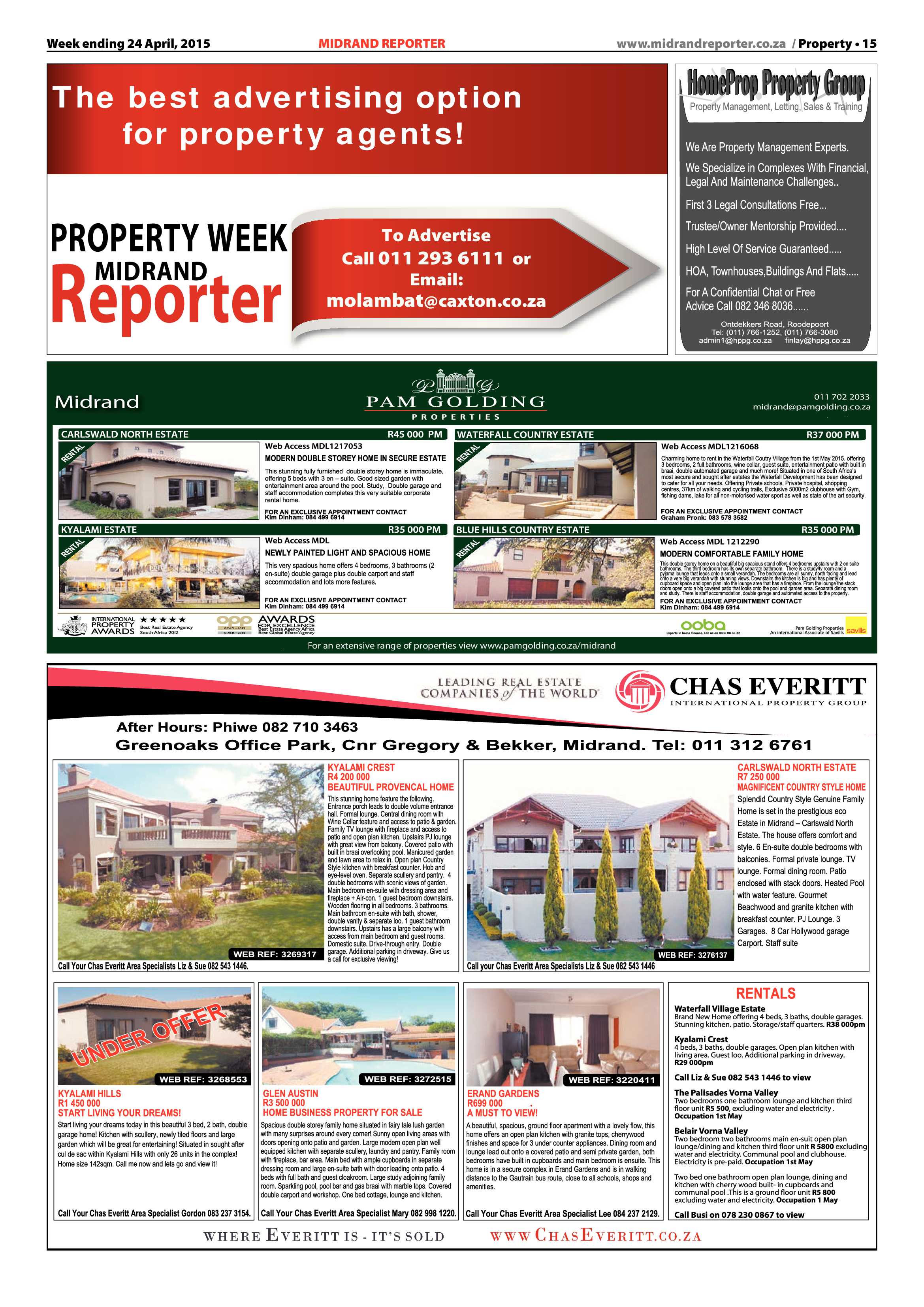 Midrand Reporter 24 April 2015 page 15
