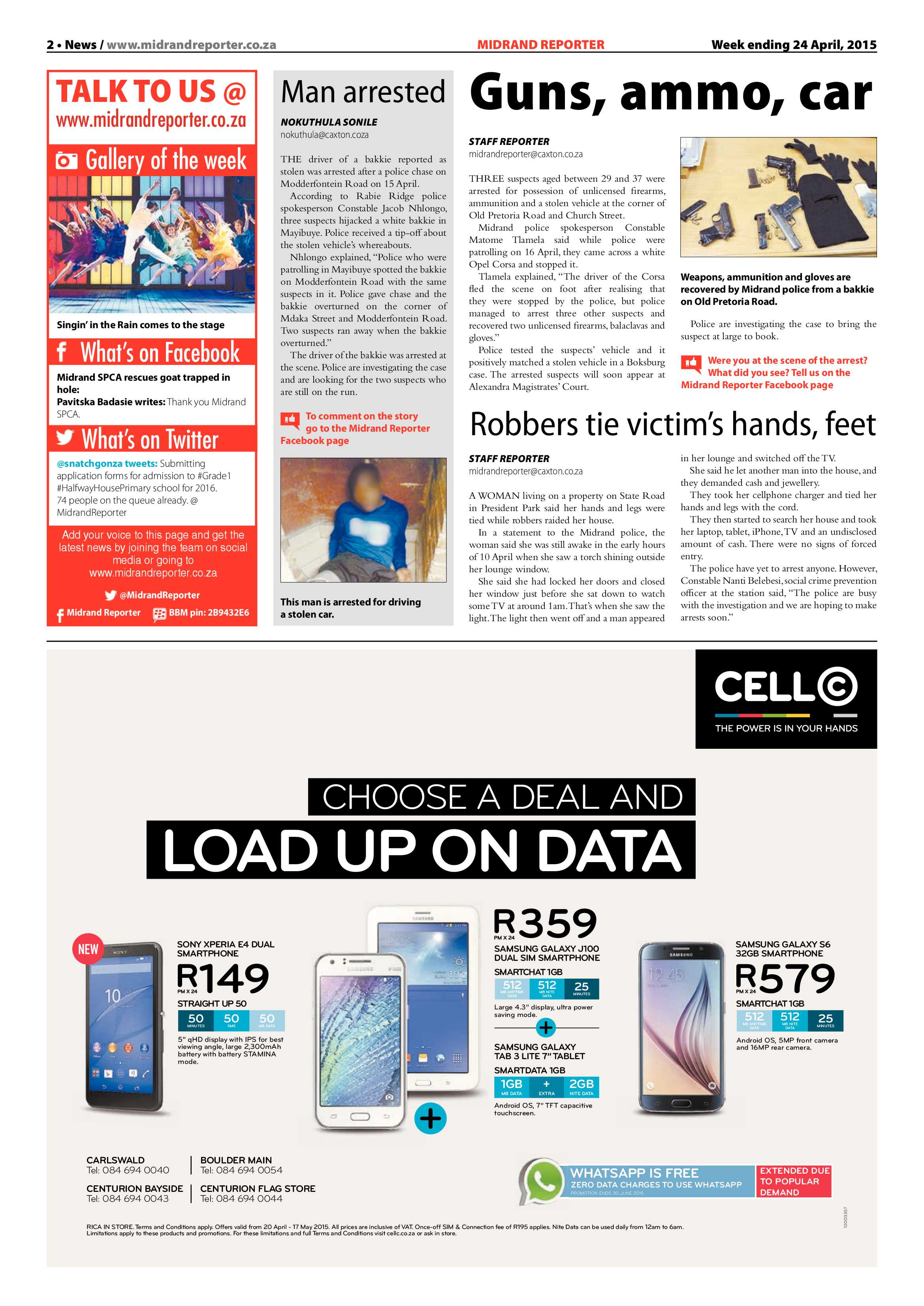 Midrand Reporter 24 April 2015 page 2