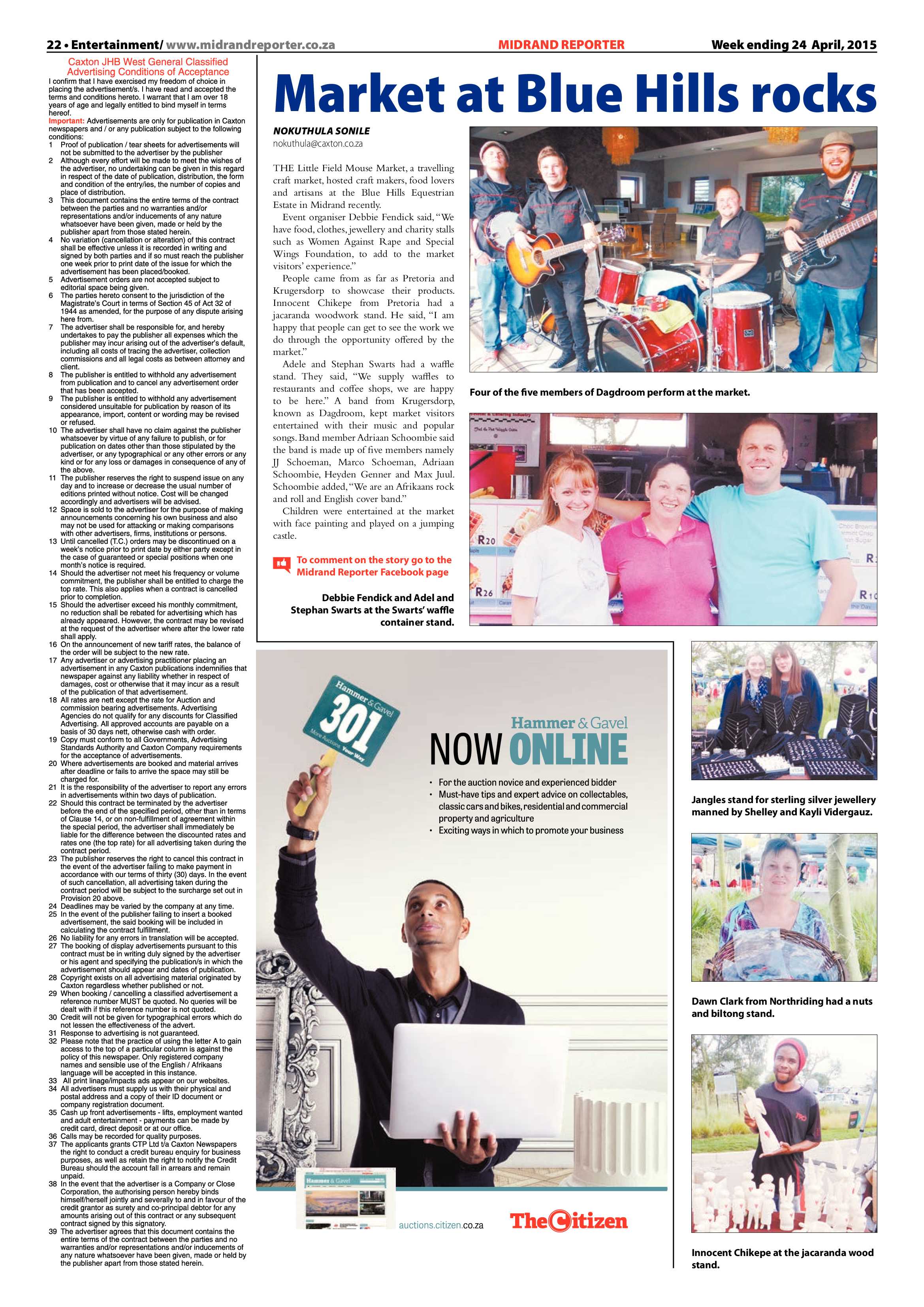 Midrand Reporter 24 April 2015 page 22