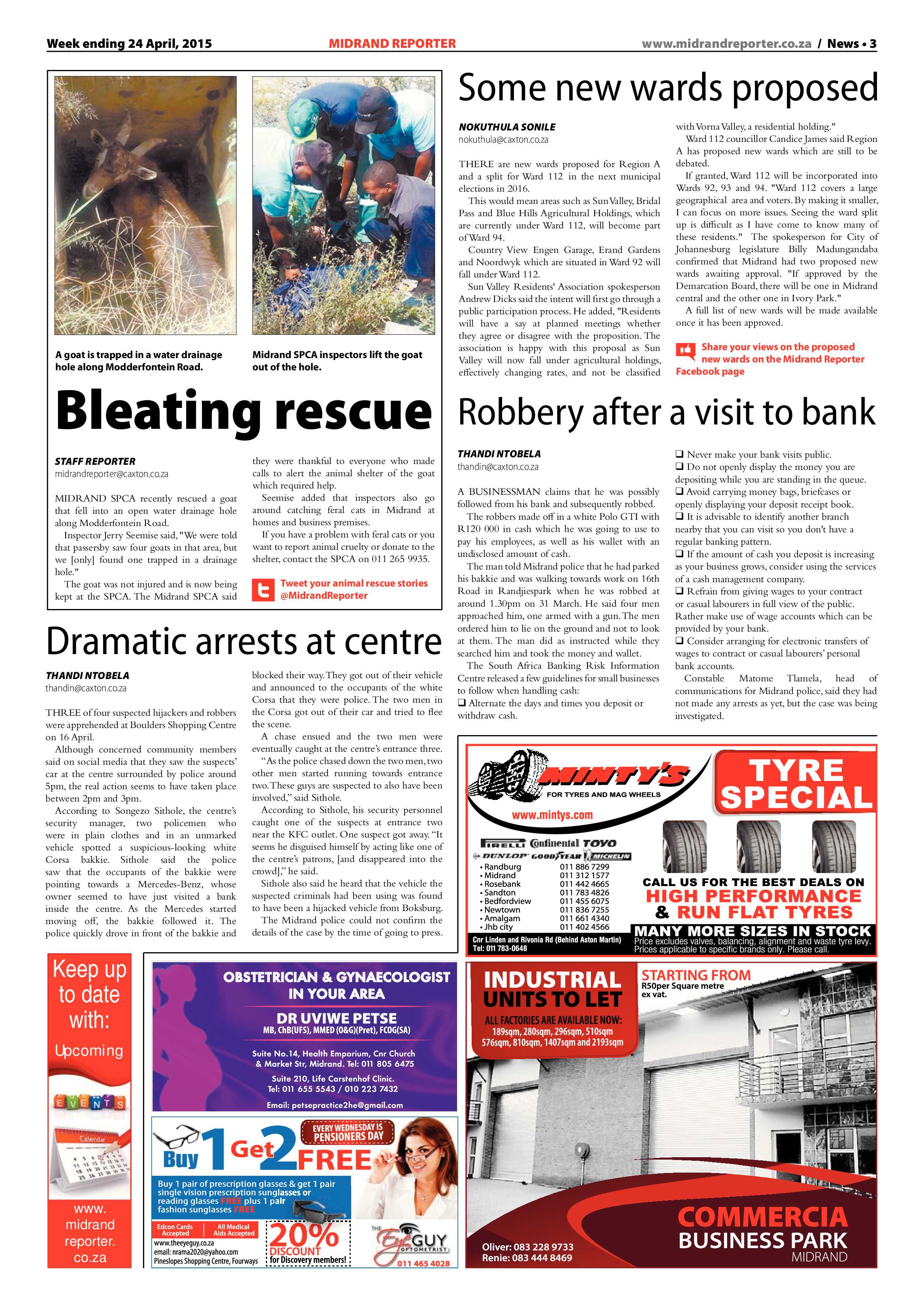 Midrand Reporter 24 April 2015 page 3