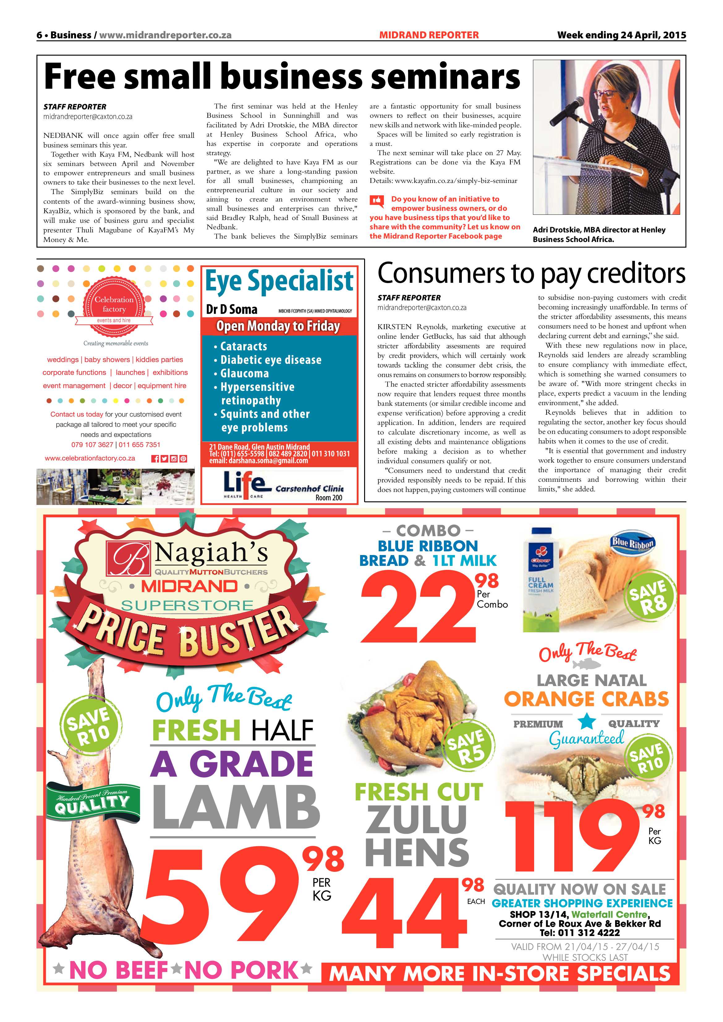 Midrand Reporter 24 April 2015 page 6