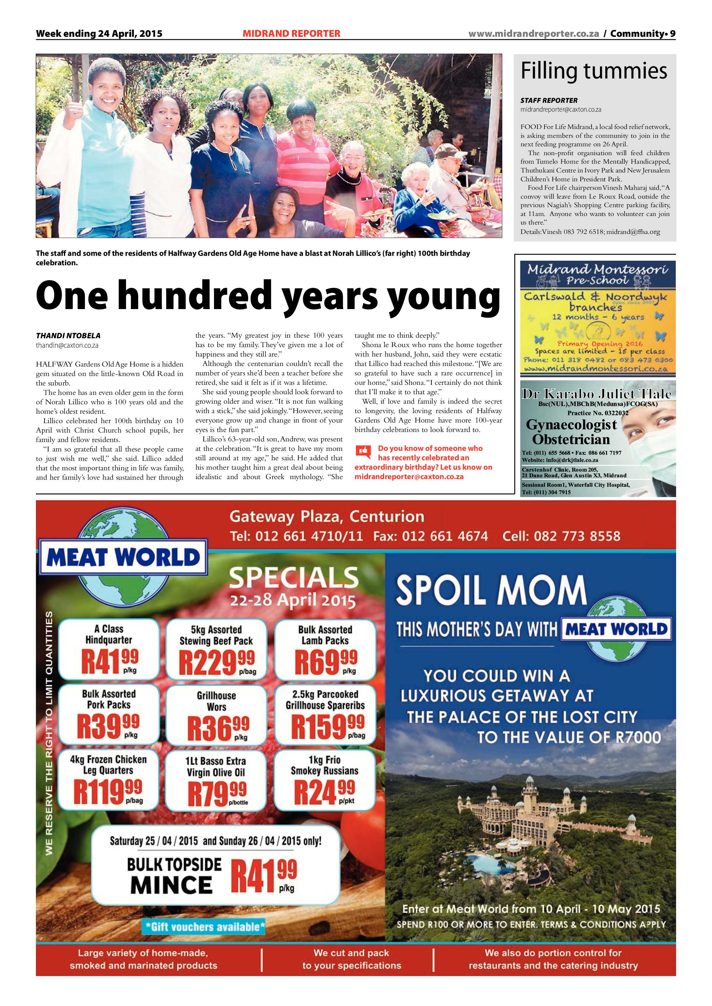 Midrand Reporter 24 April 2015 page 9