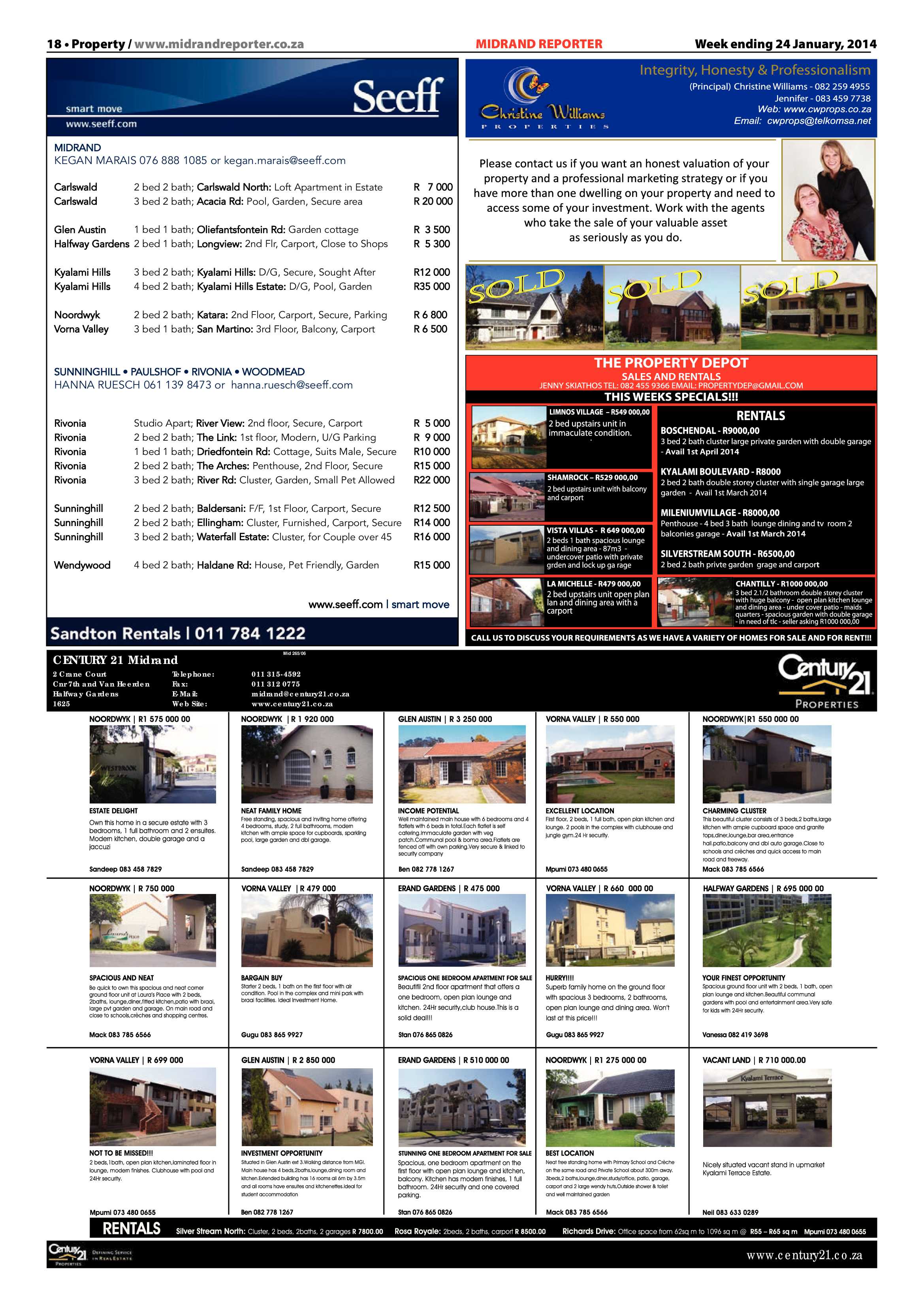 Midrand Reporter 24 January 2014 page 18