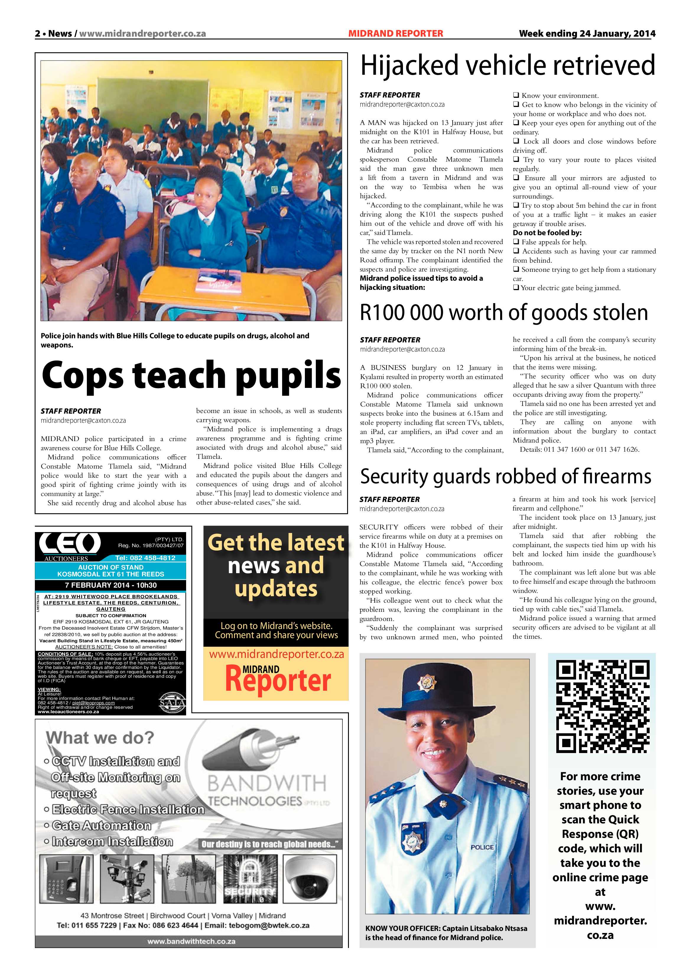 Midrand Reporter 24 January 2014 page 2