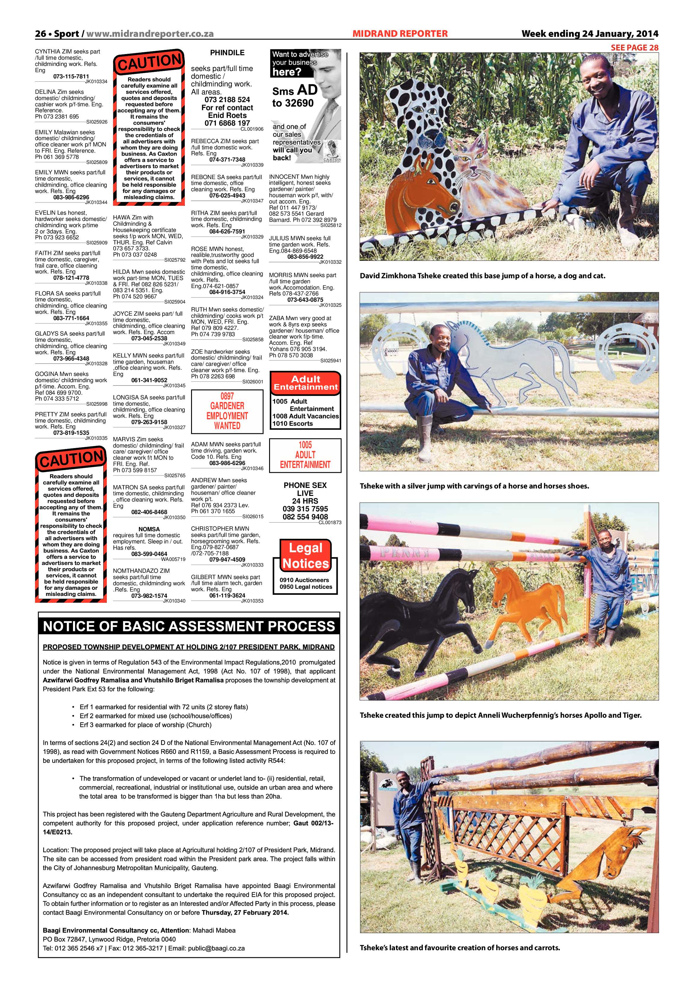 Midrand Reporter 24 January 2014 page 26