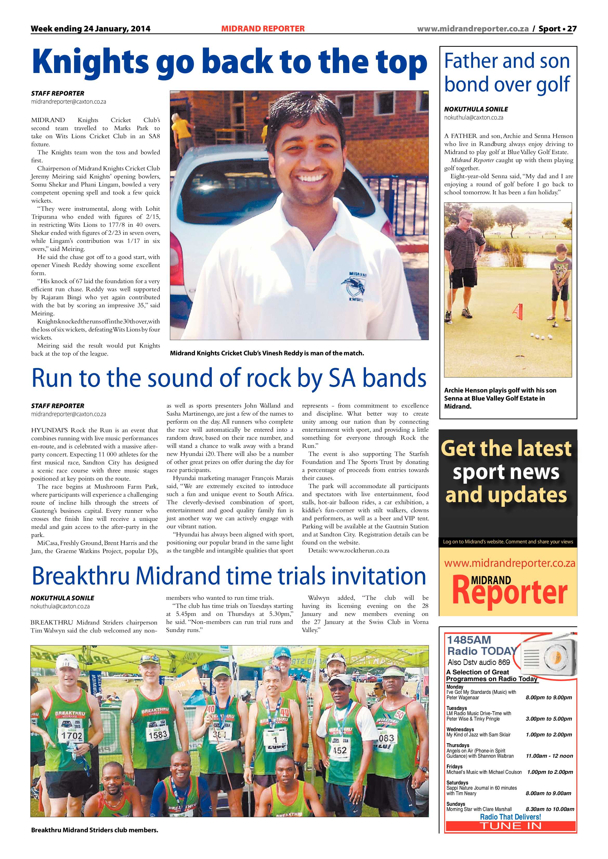 Midrand Reporter 24 January 2014 page 27