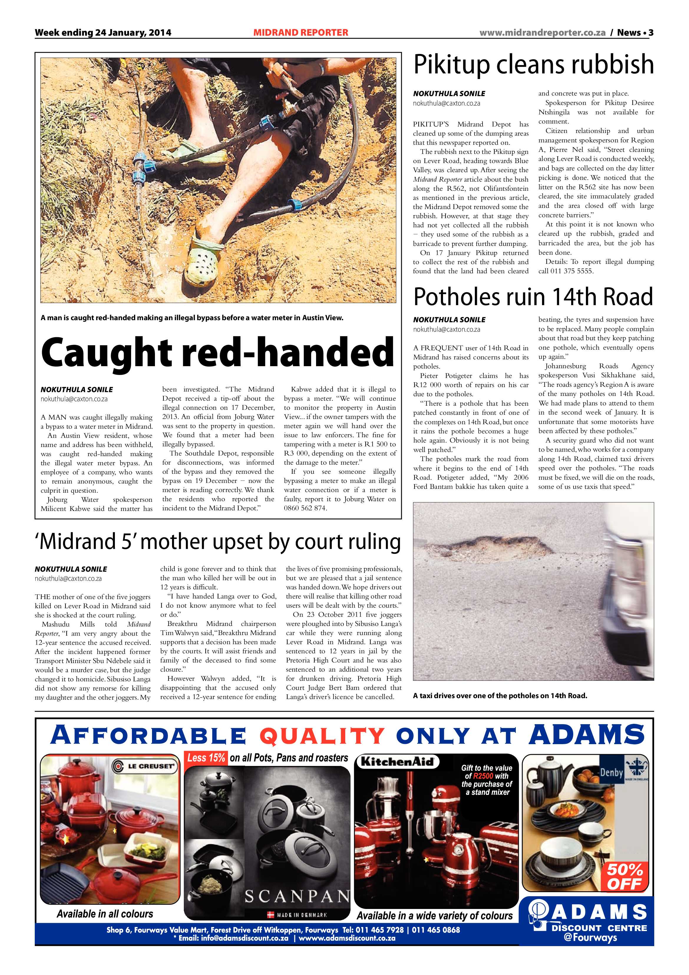 Midrand Reporter 24 January 2014 page 3