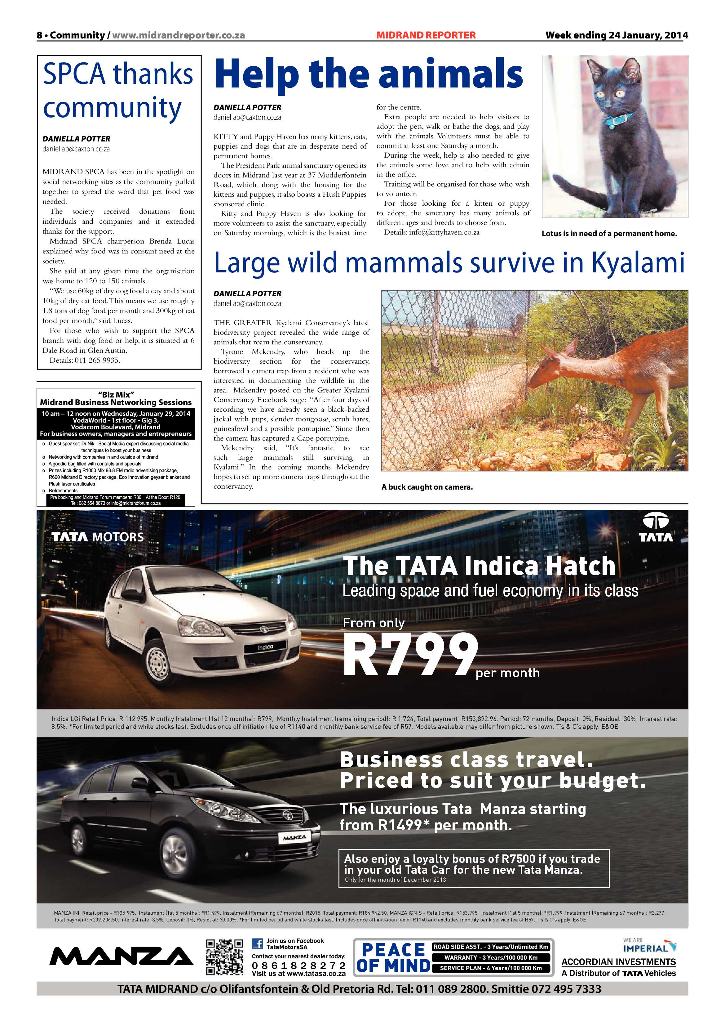 Midrand Reporter 24 January 2014 page 8