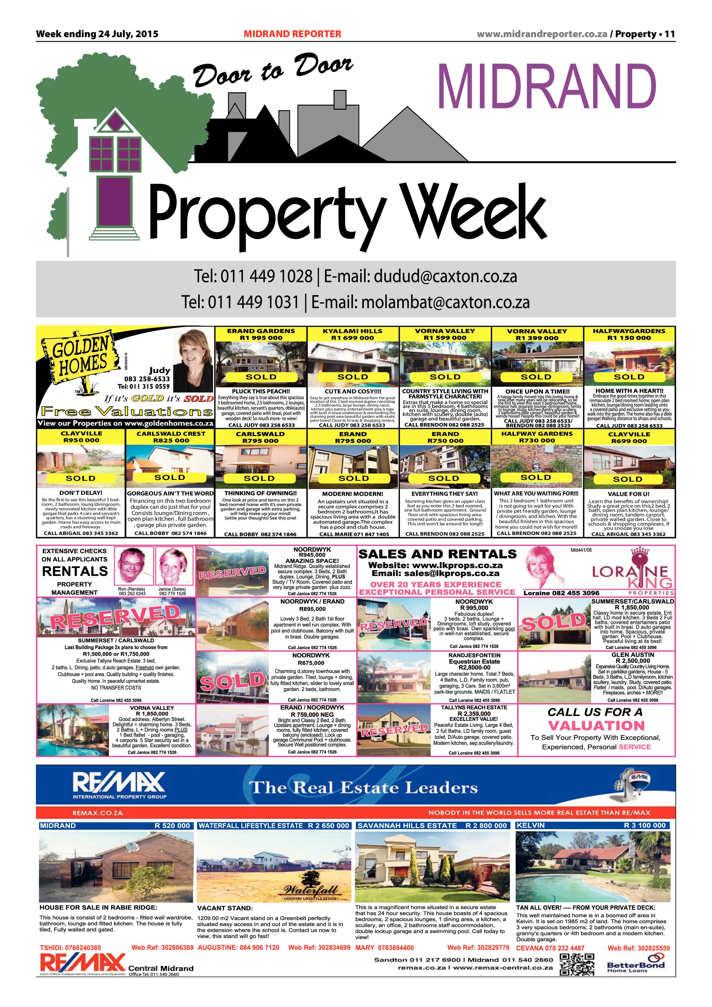 Midrand Reporter 24 July 2015 page 11