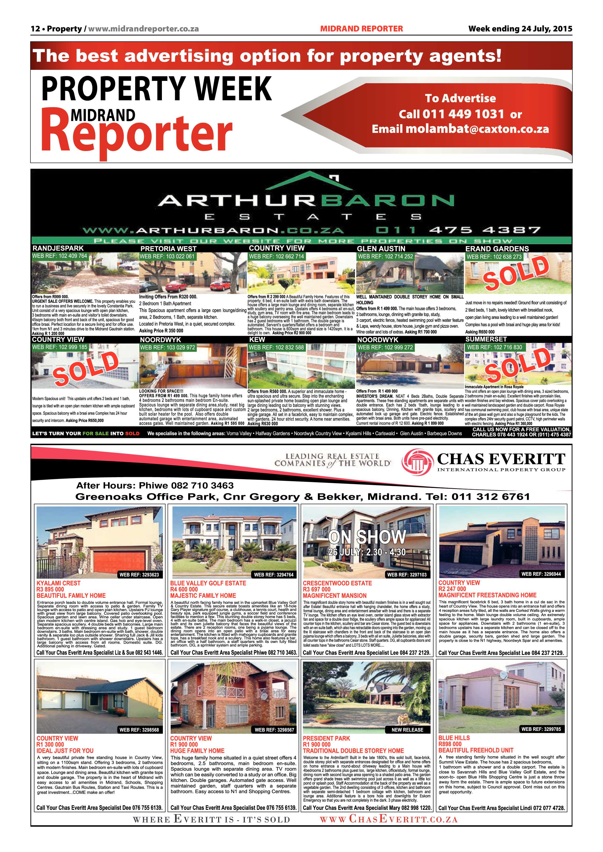 Midrand Reporter 24 July 2015 page 12