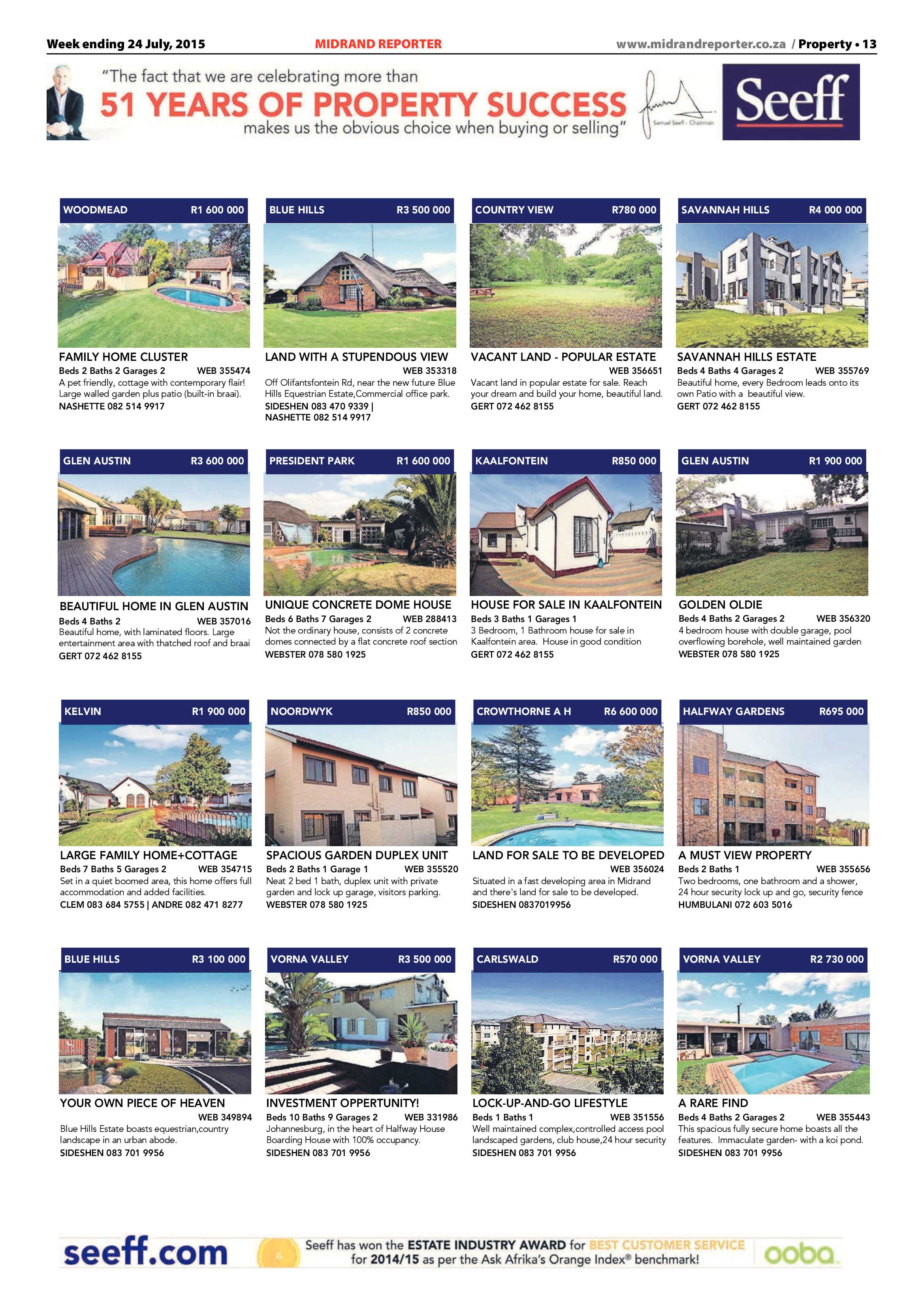 Midrand Reporter 24 July 2015 page 13