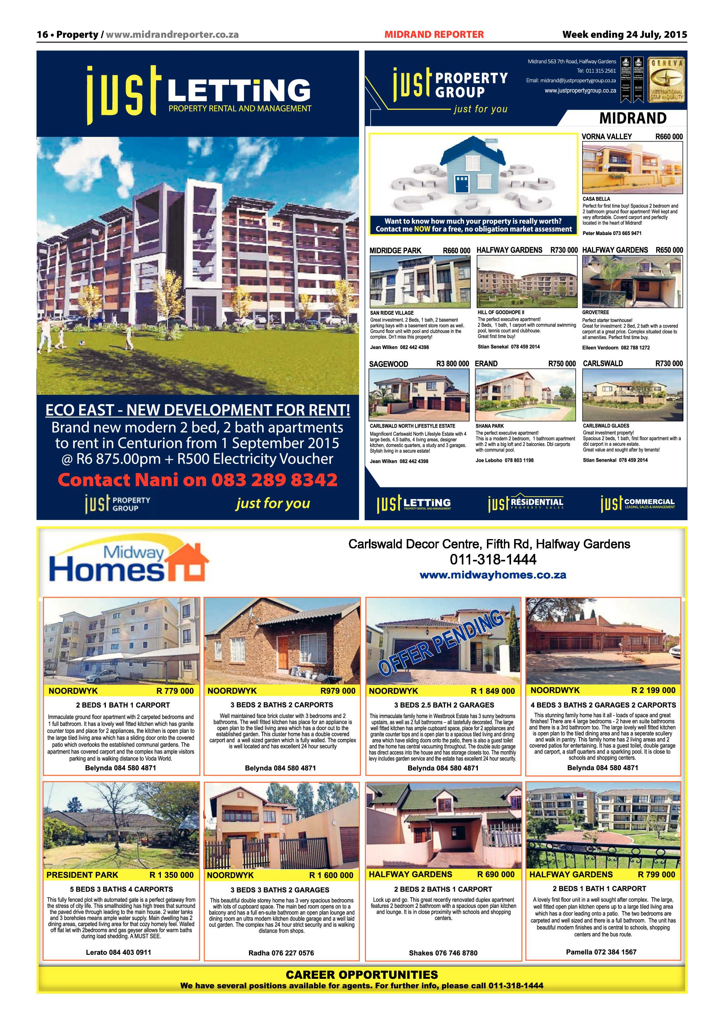 Midrand Reporter 24 July 2015 page 16