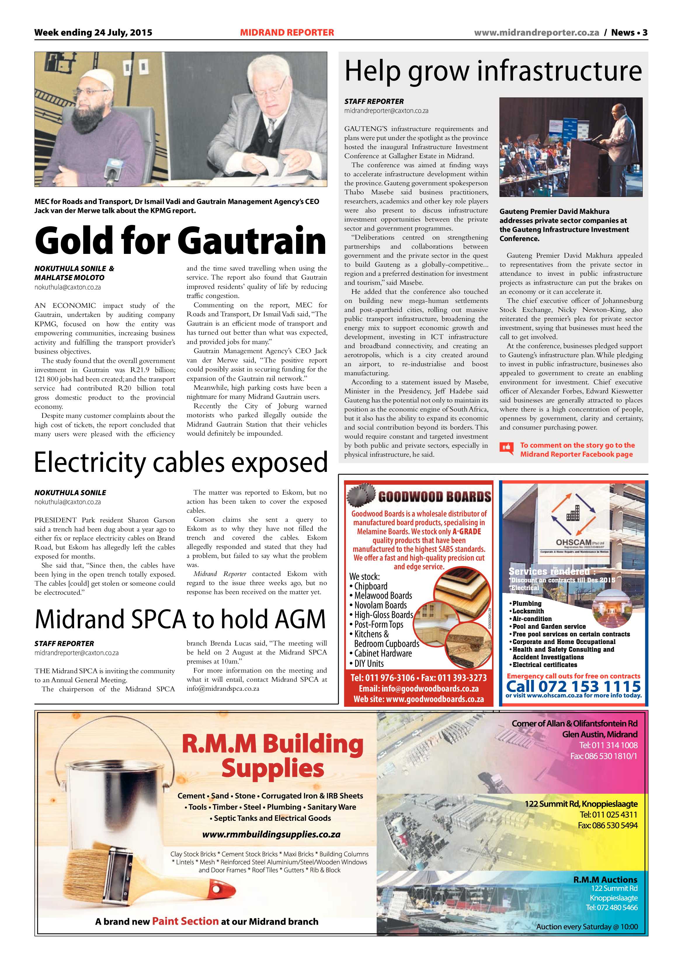 Midrand Reporter 24 July 2015 page 3