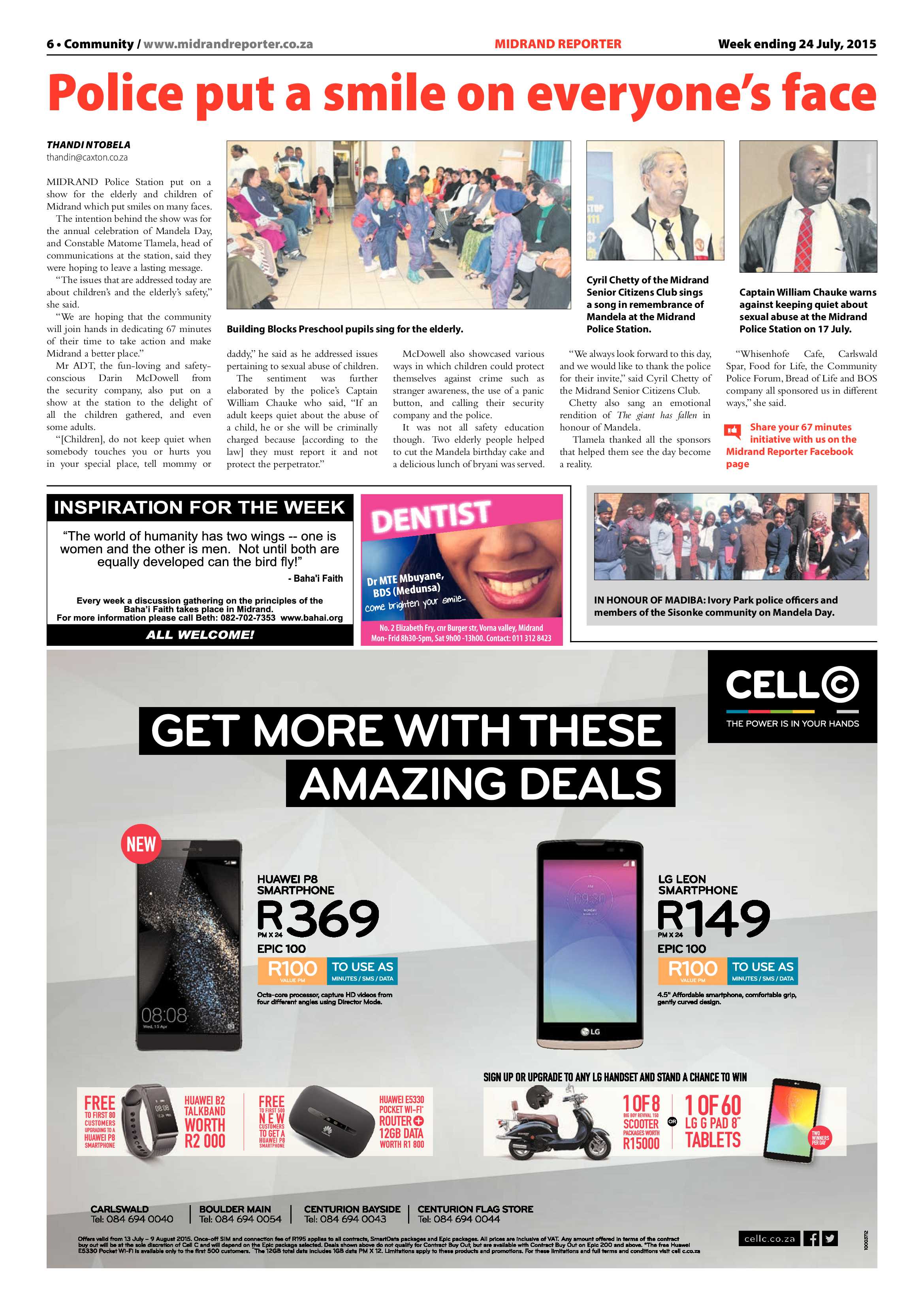 Midrand Reporter 24 July 2015 page 6