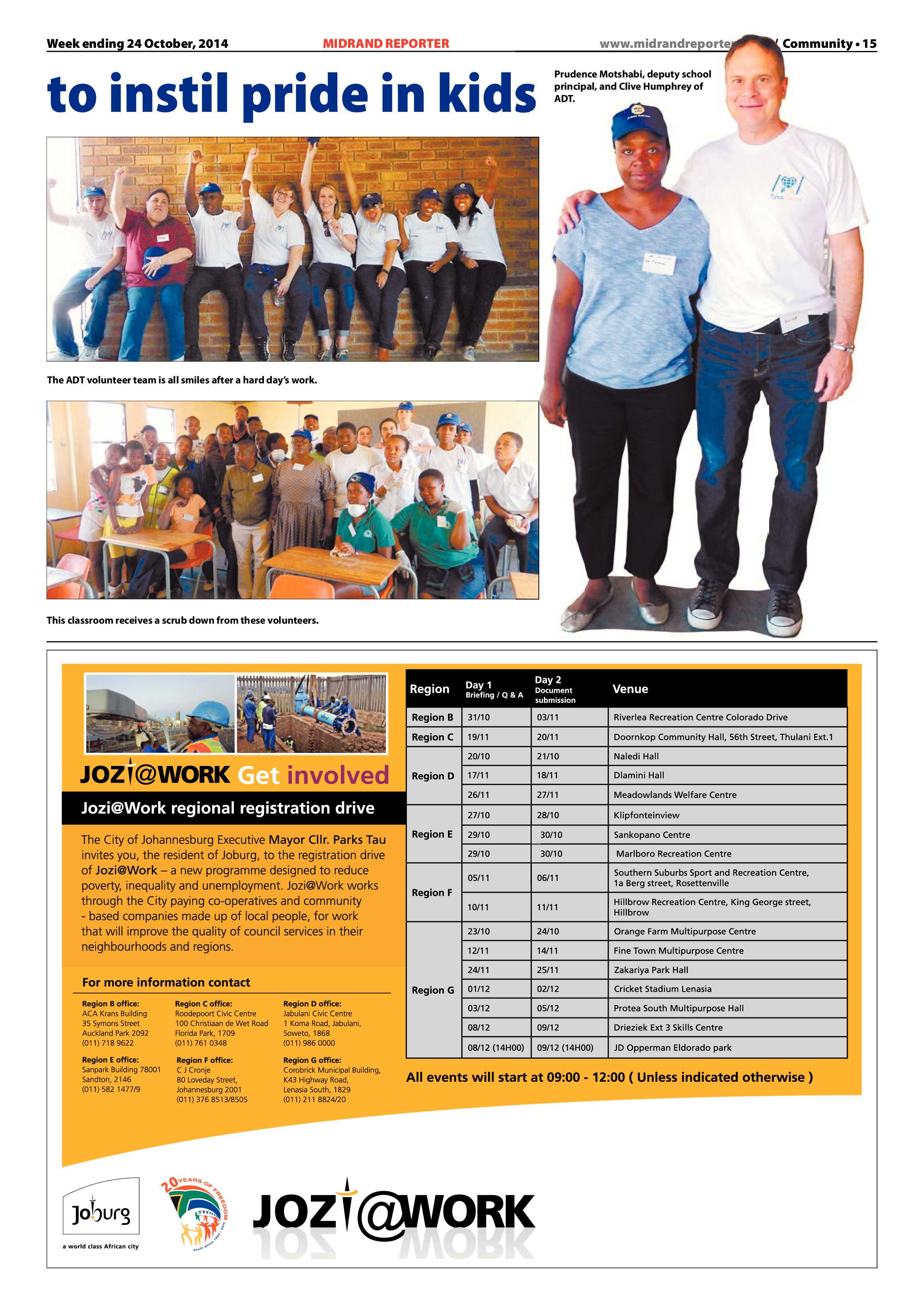 Midrand Reporter 24 October 2014 page 15