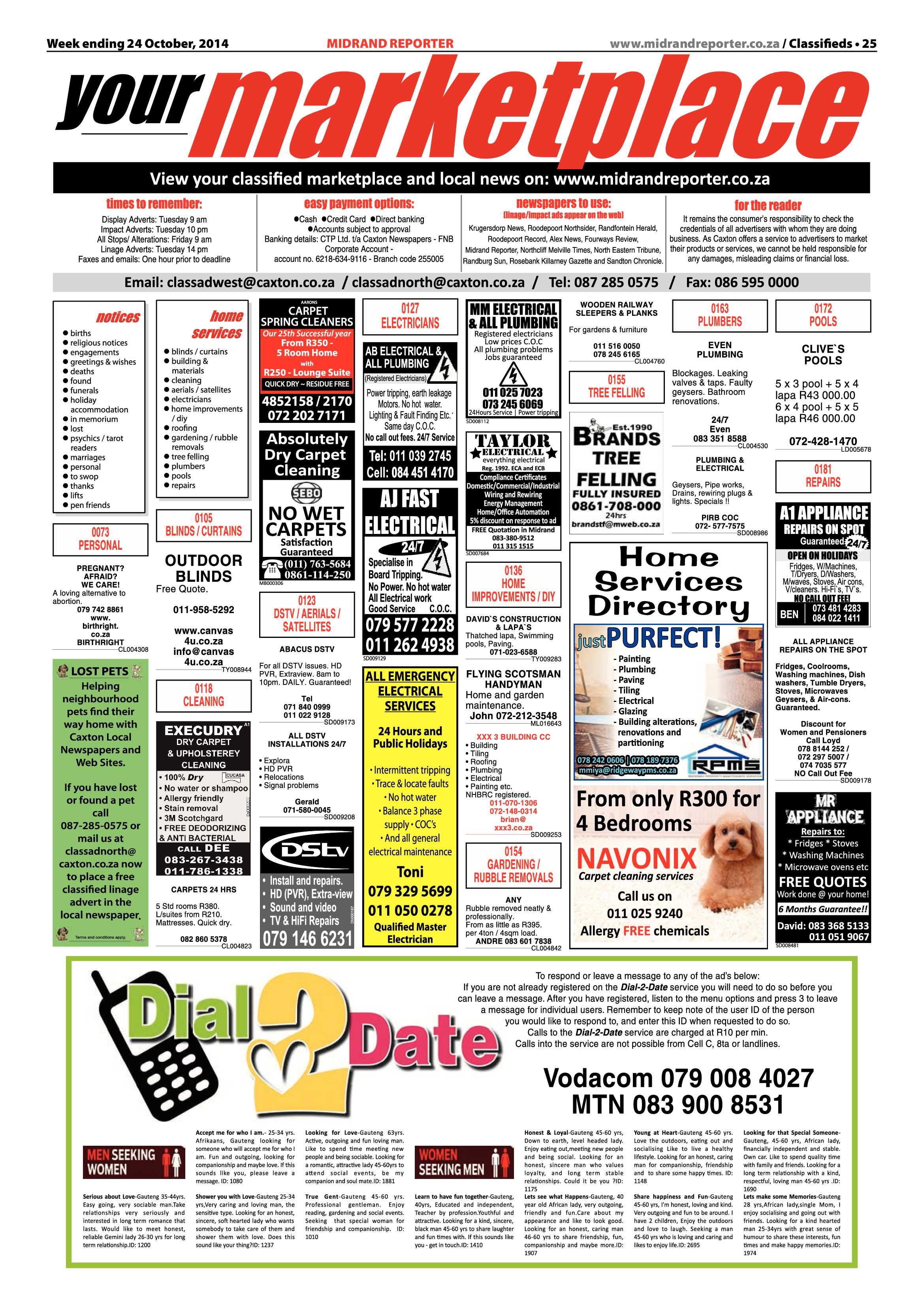 Midrand Reporter 24 October 2014 page 25