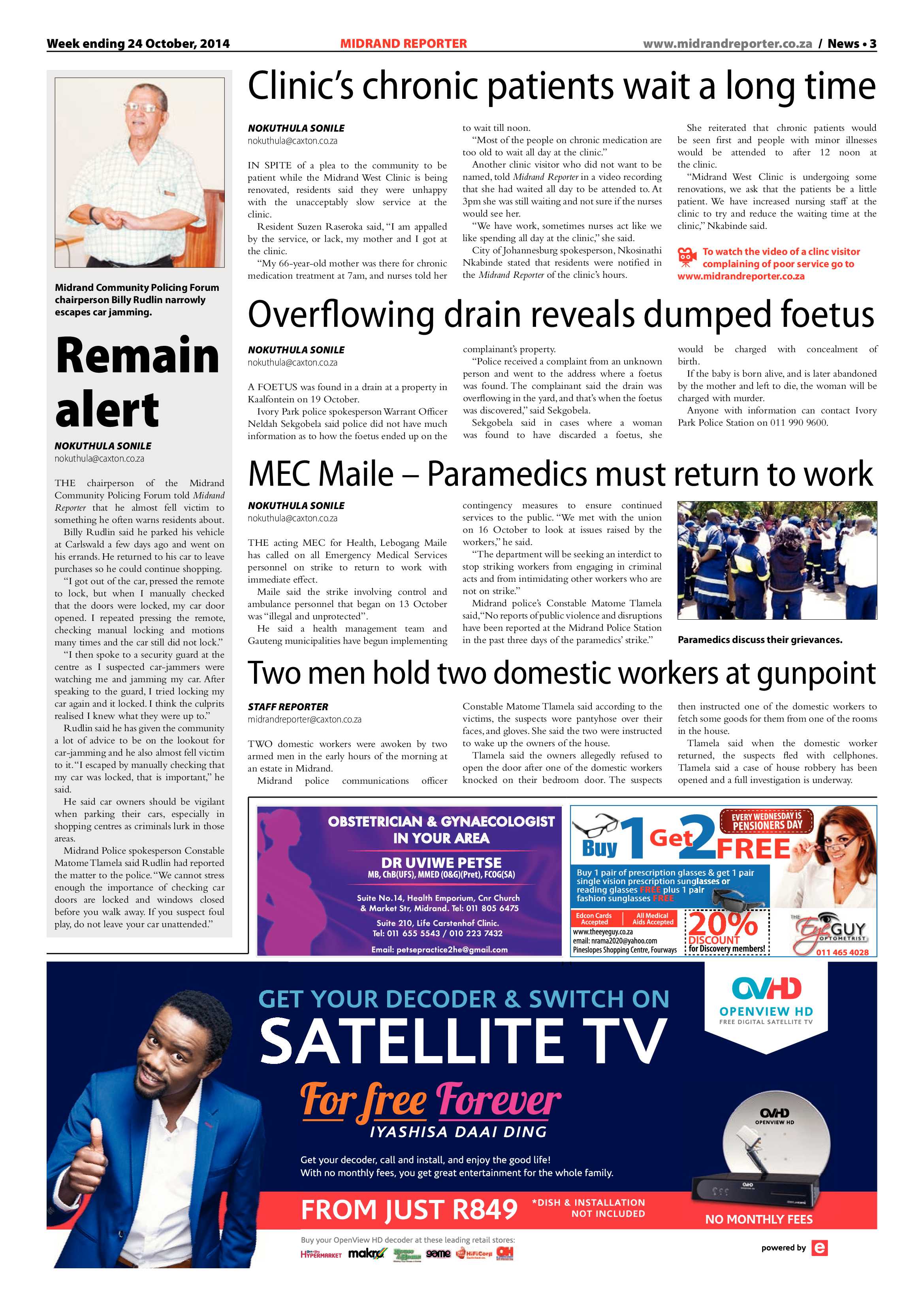 Midrand Reporter 24 October 2014 page 3