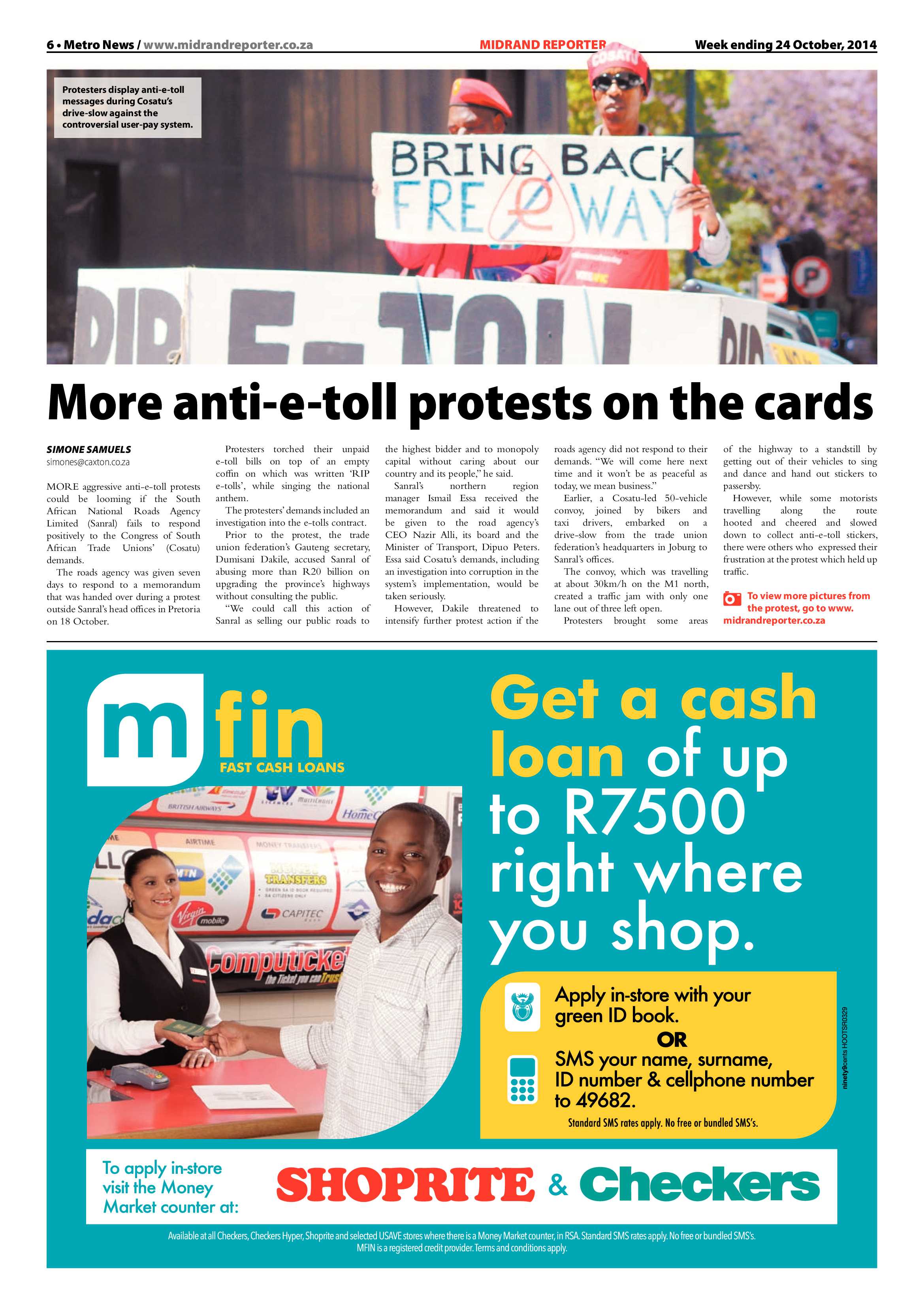 Midrand Reporter 24 October 2014 page 6