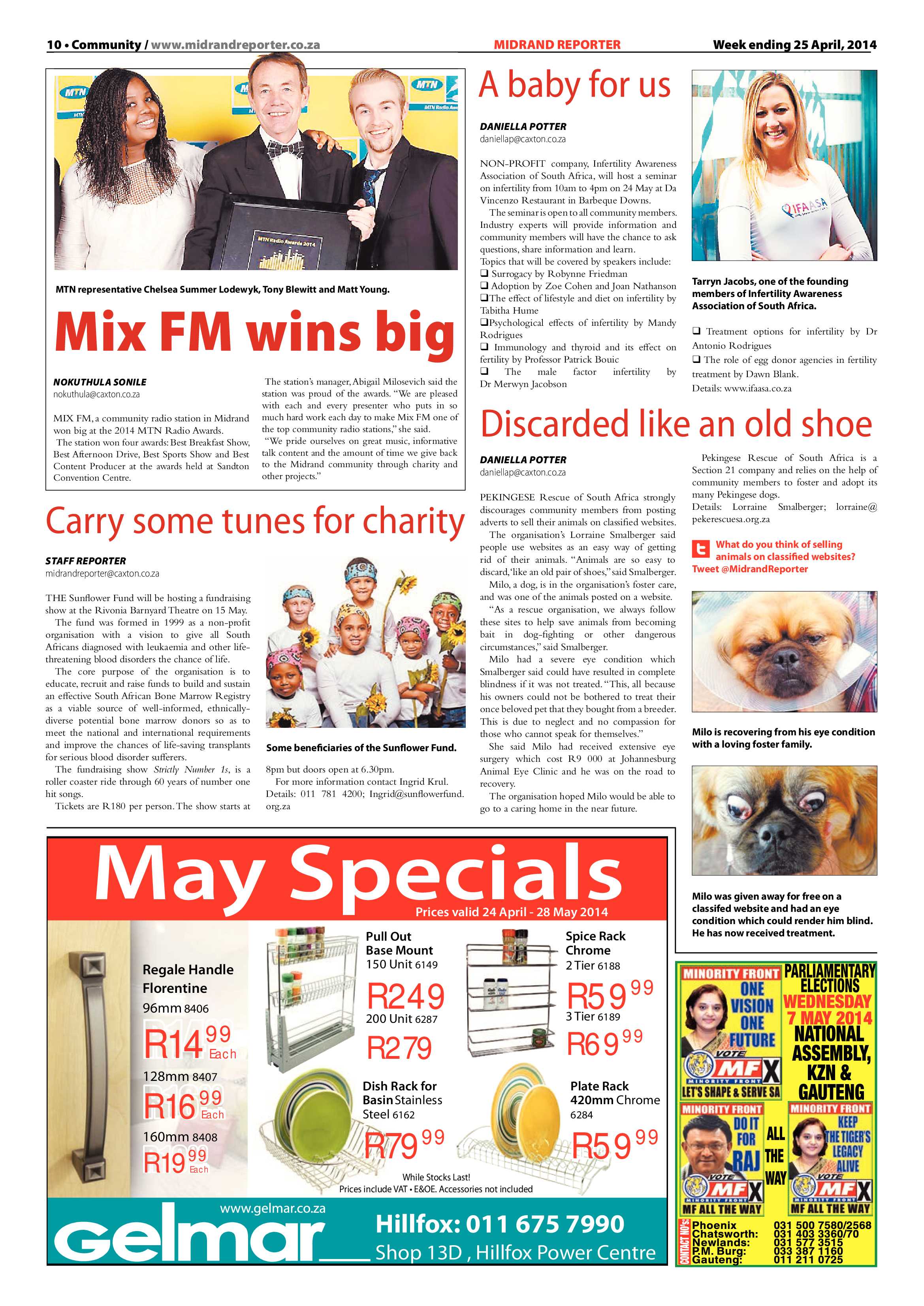 Midrand Reporter 25 April 2014 page 10