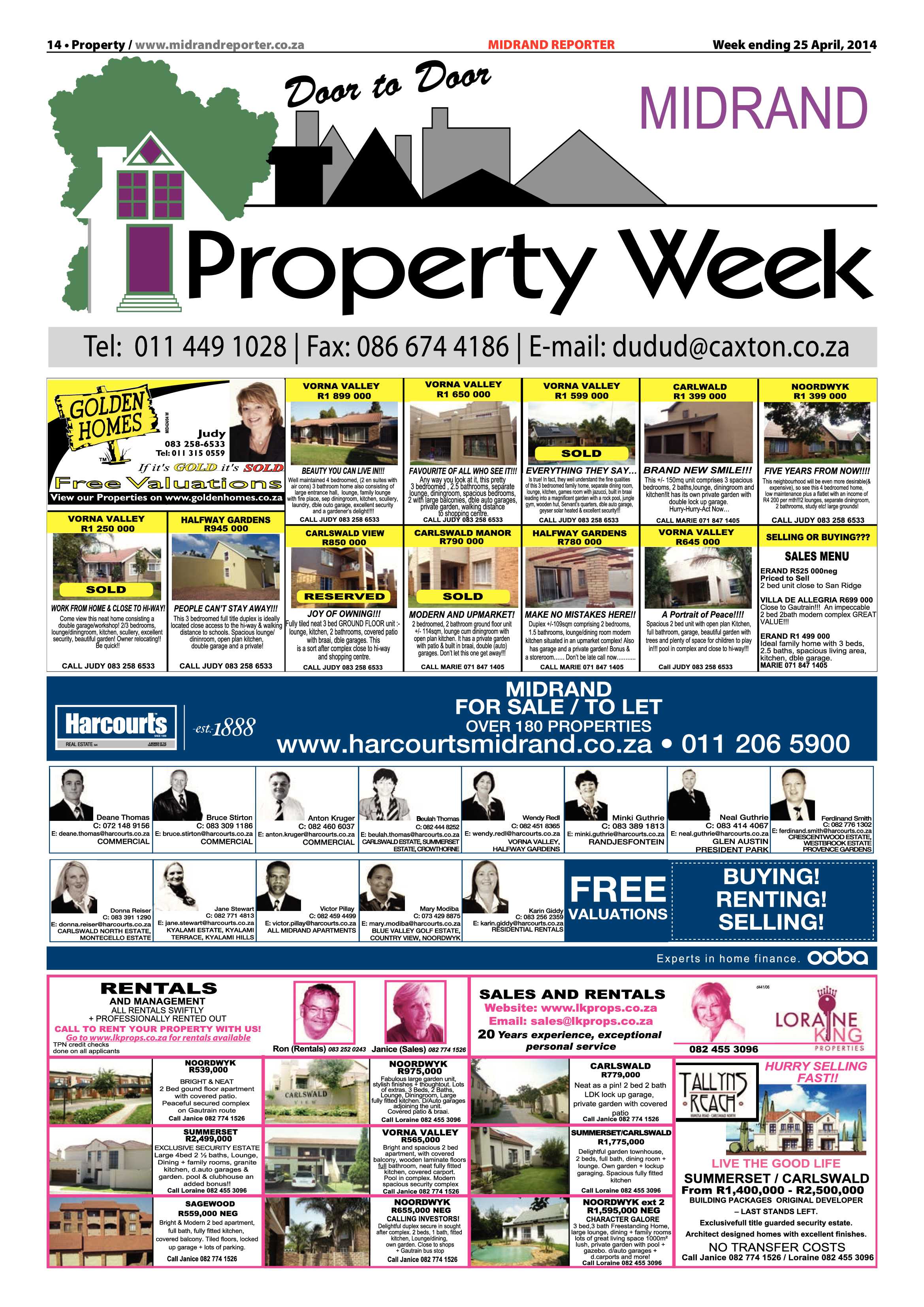 Midrand Reporter 25 April 2014 page 14
