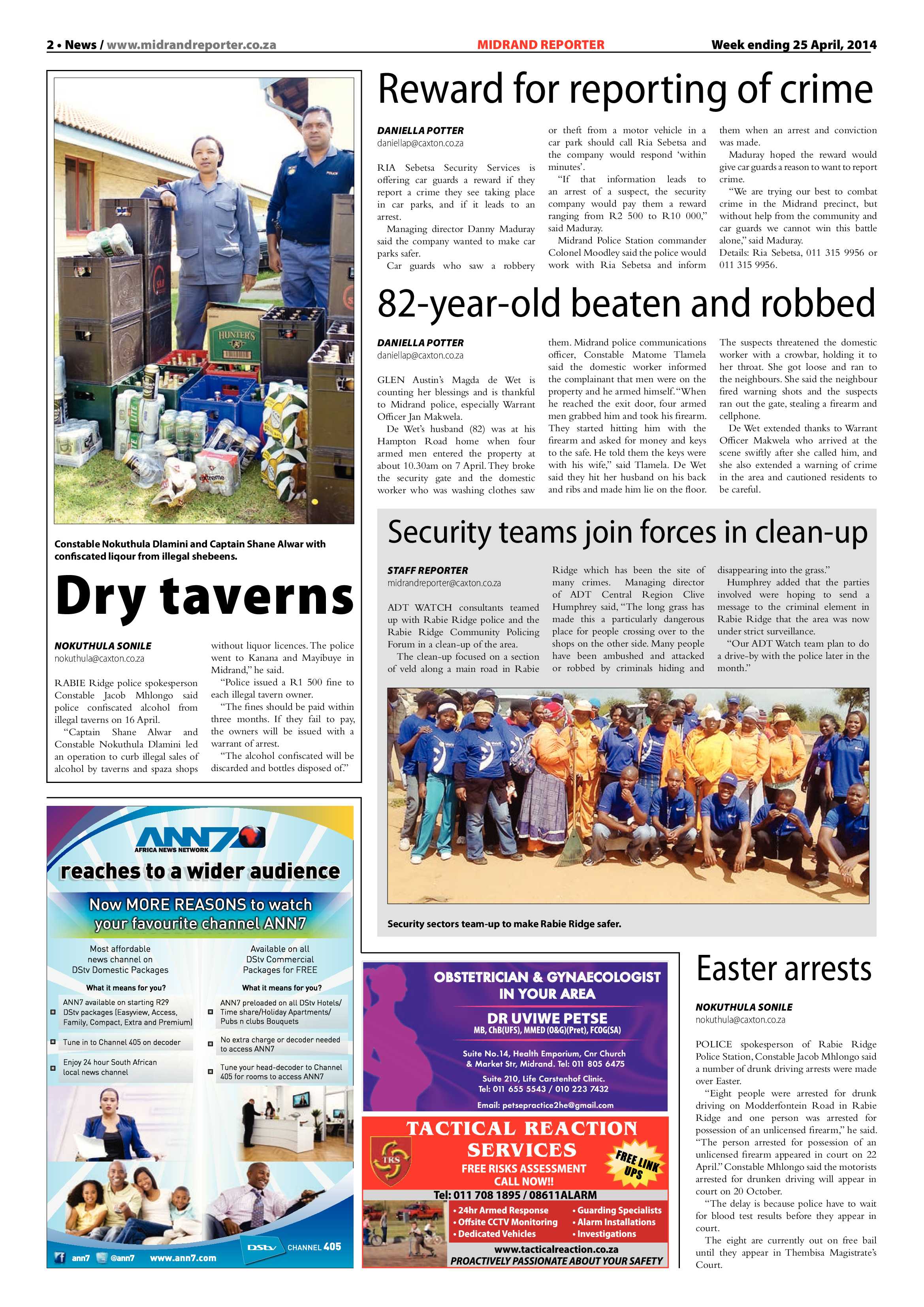 Midrand Reporter 25 April 2014 page 2