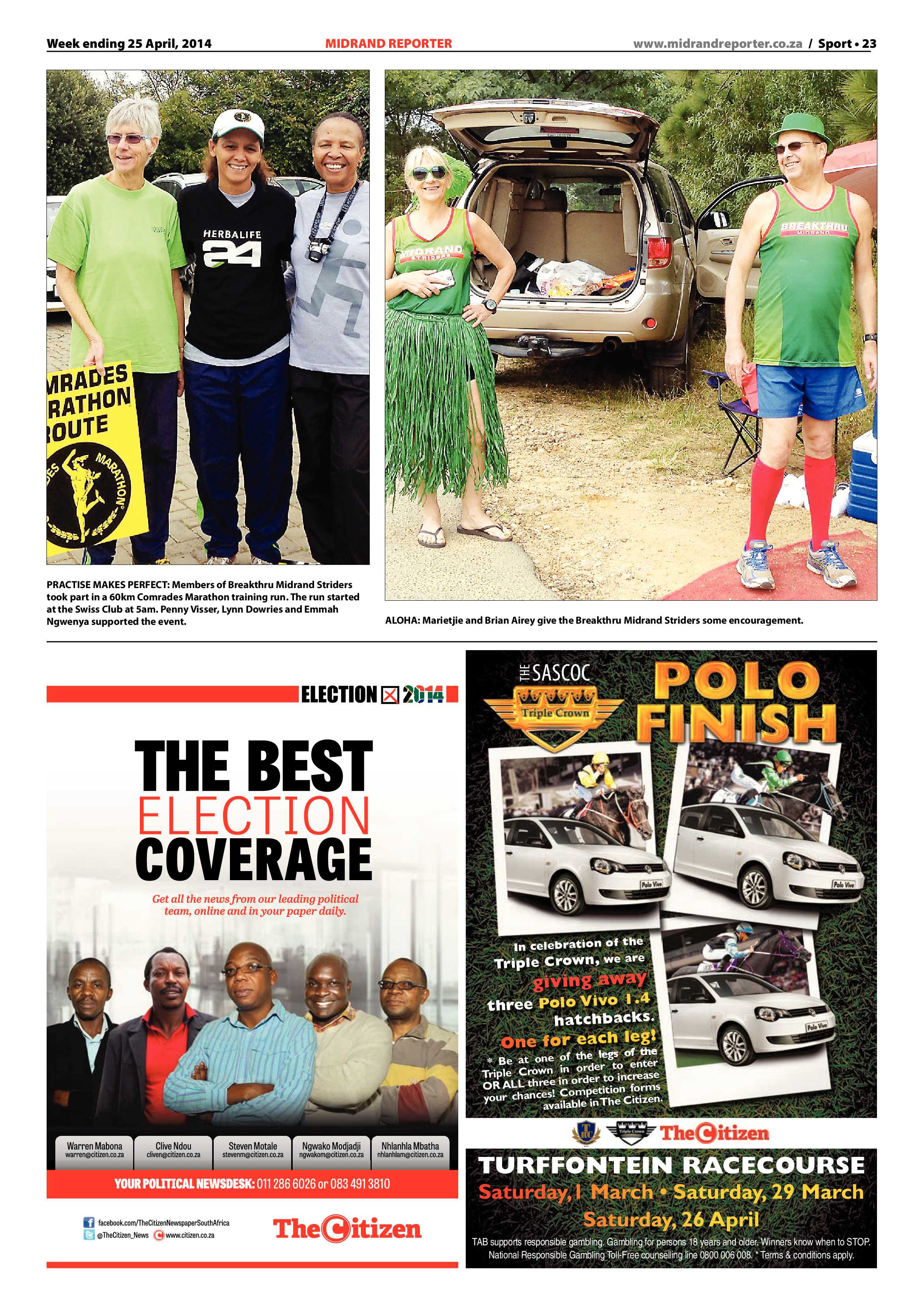 Midrand Reporter 25 April 2014 page 23