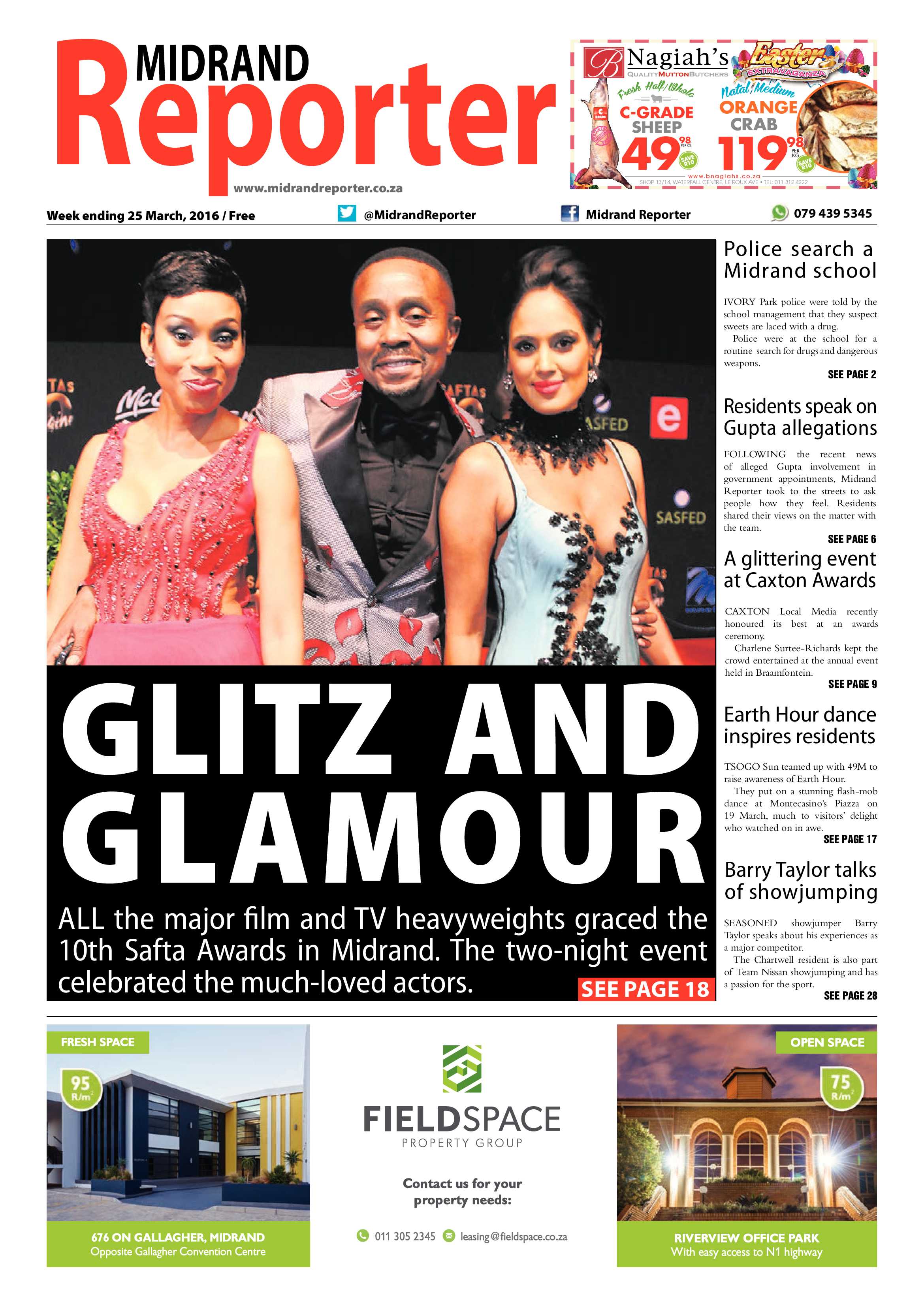 Midrand Reporter 25 March 2016 page 1