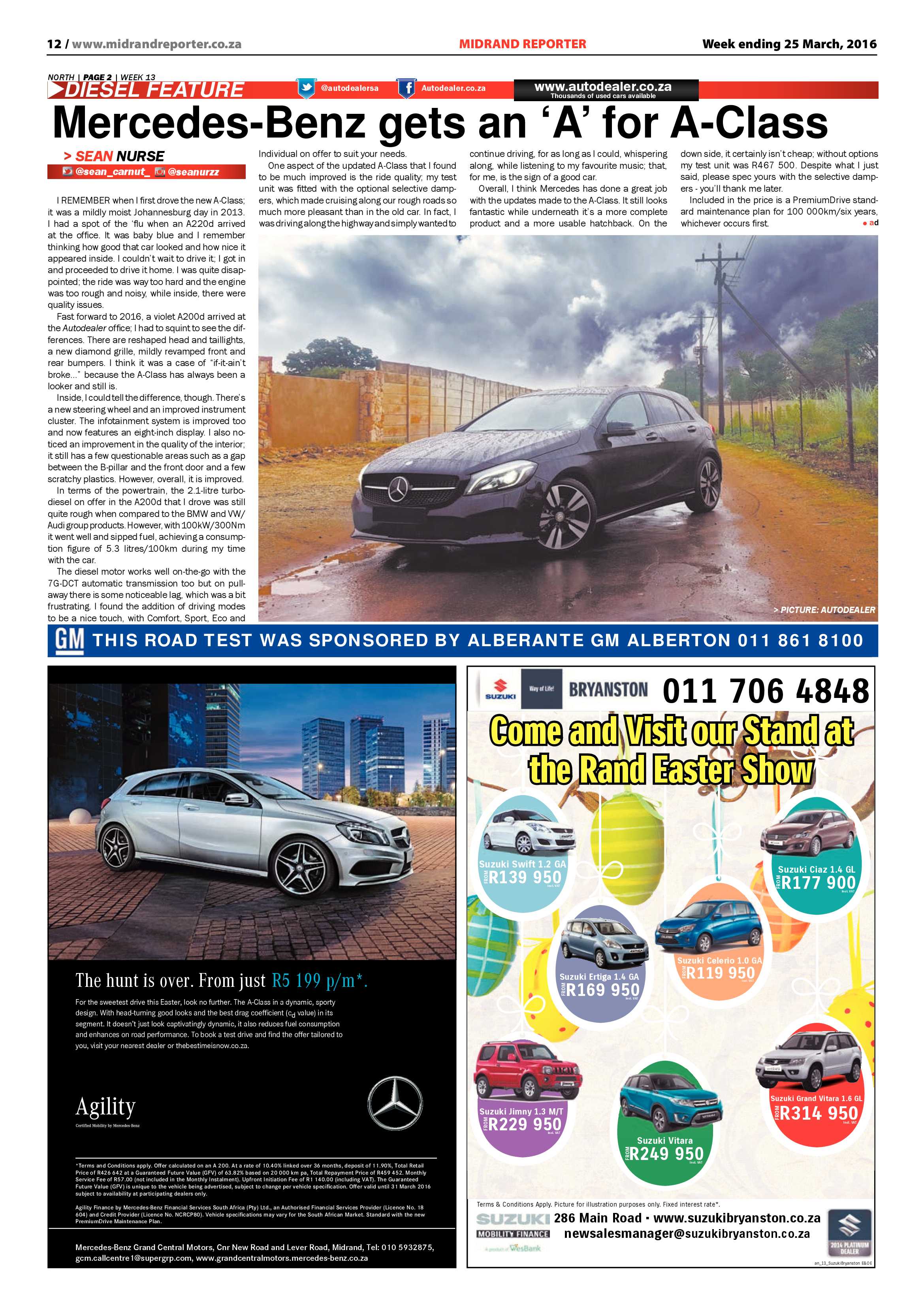 Midrand Reporter 25 March 2016 page 12