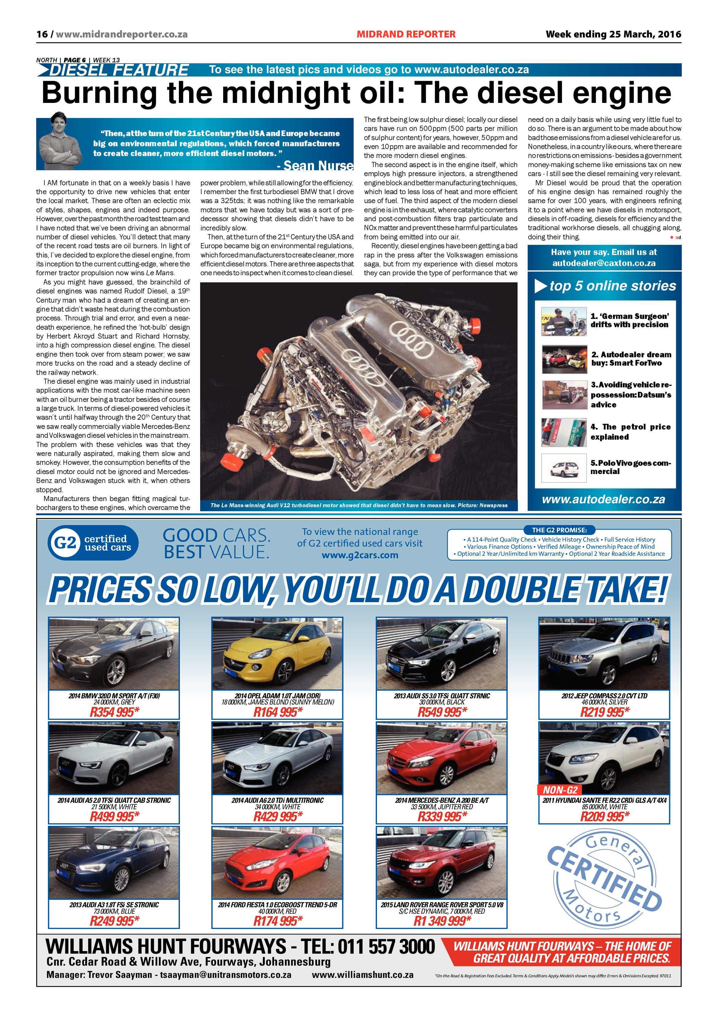 Midrand Reporter 25 March 2016 page 16