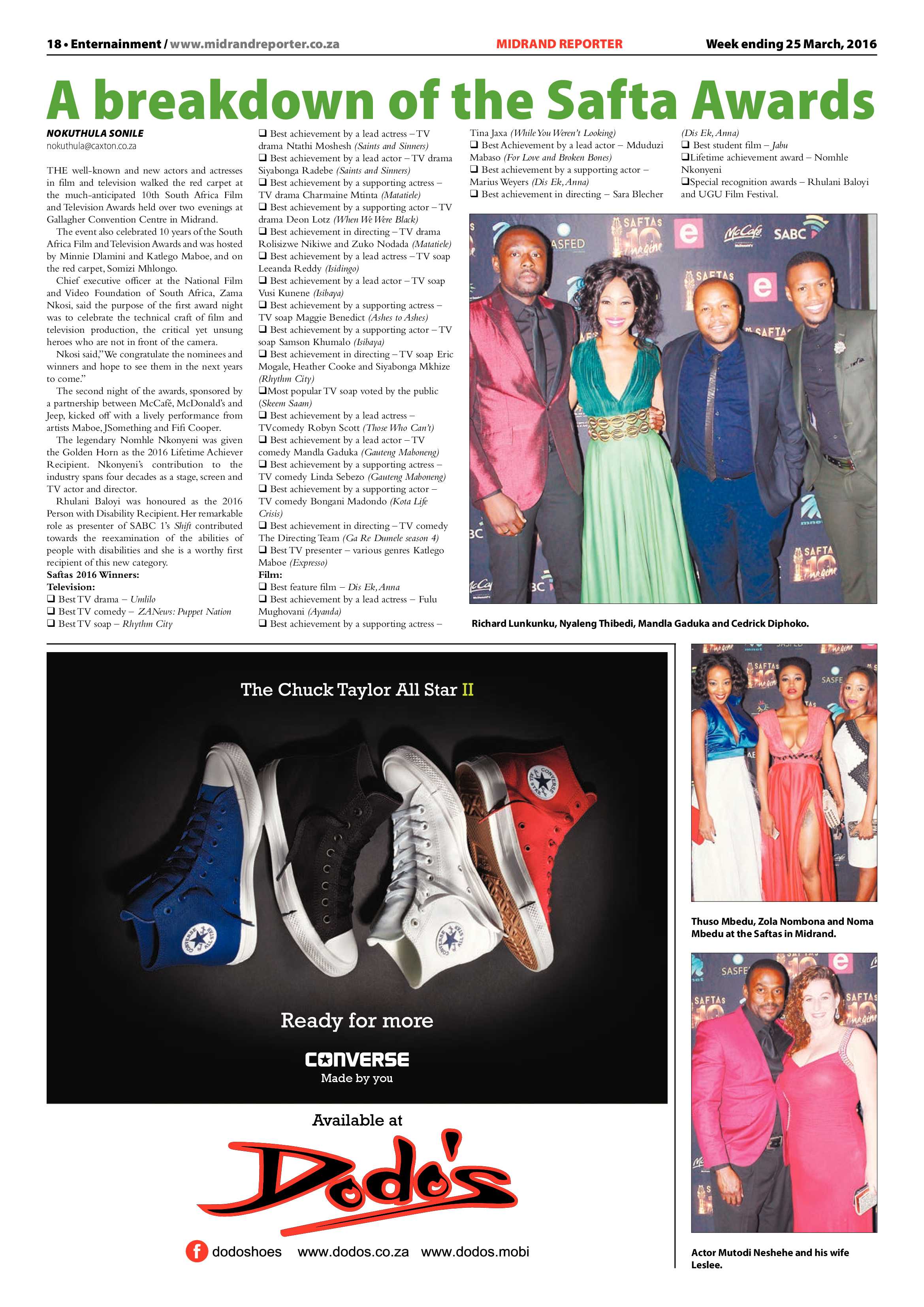 Midrand Reporter 25 March 2016 page 18
