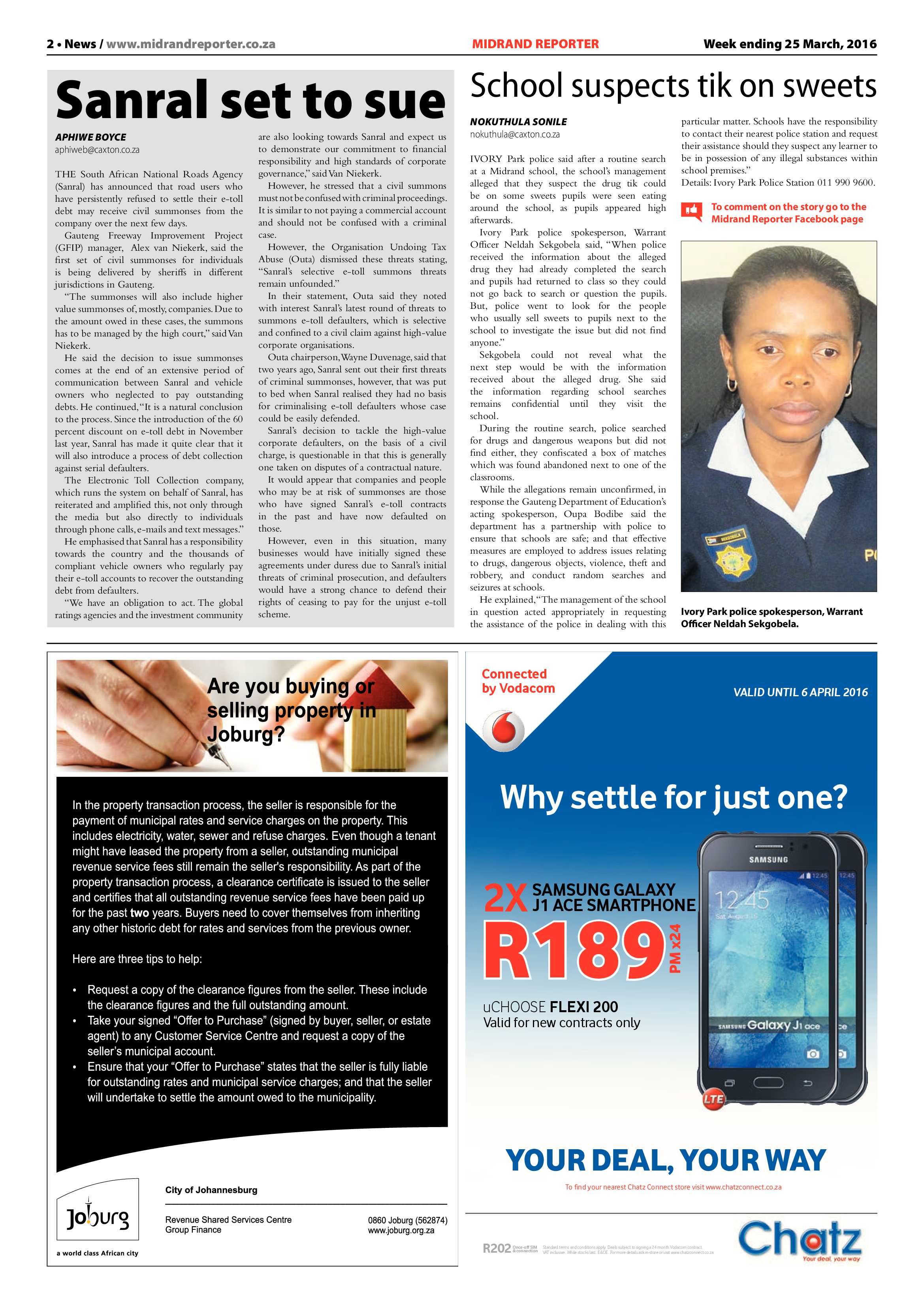 Midrand Reporter 25 March 2016 page 2