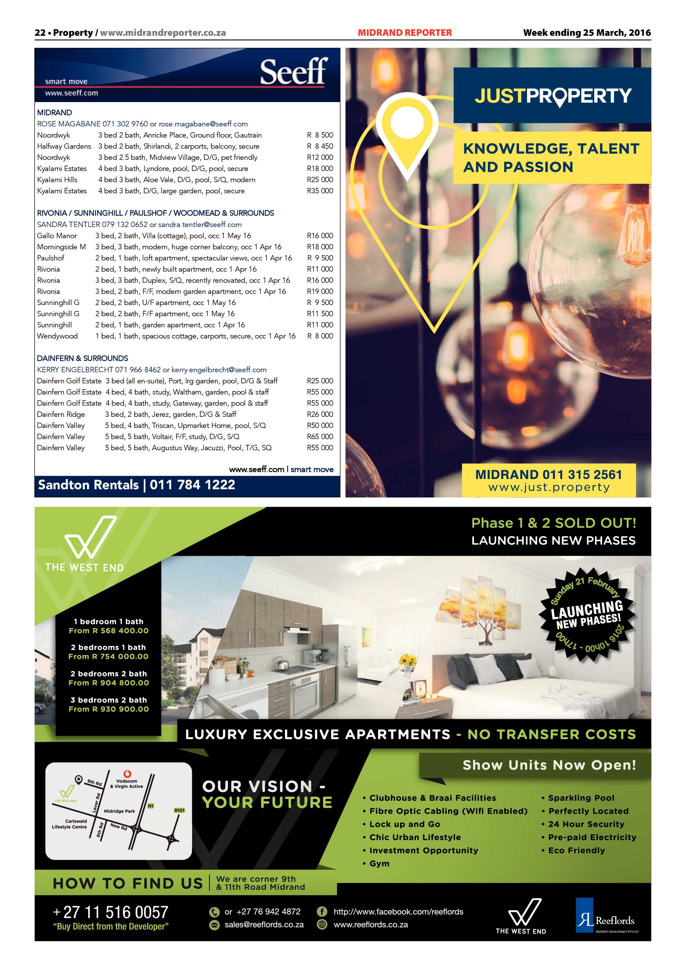 Midrand Reporter 25 March 2016 page 22