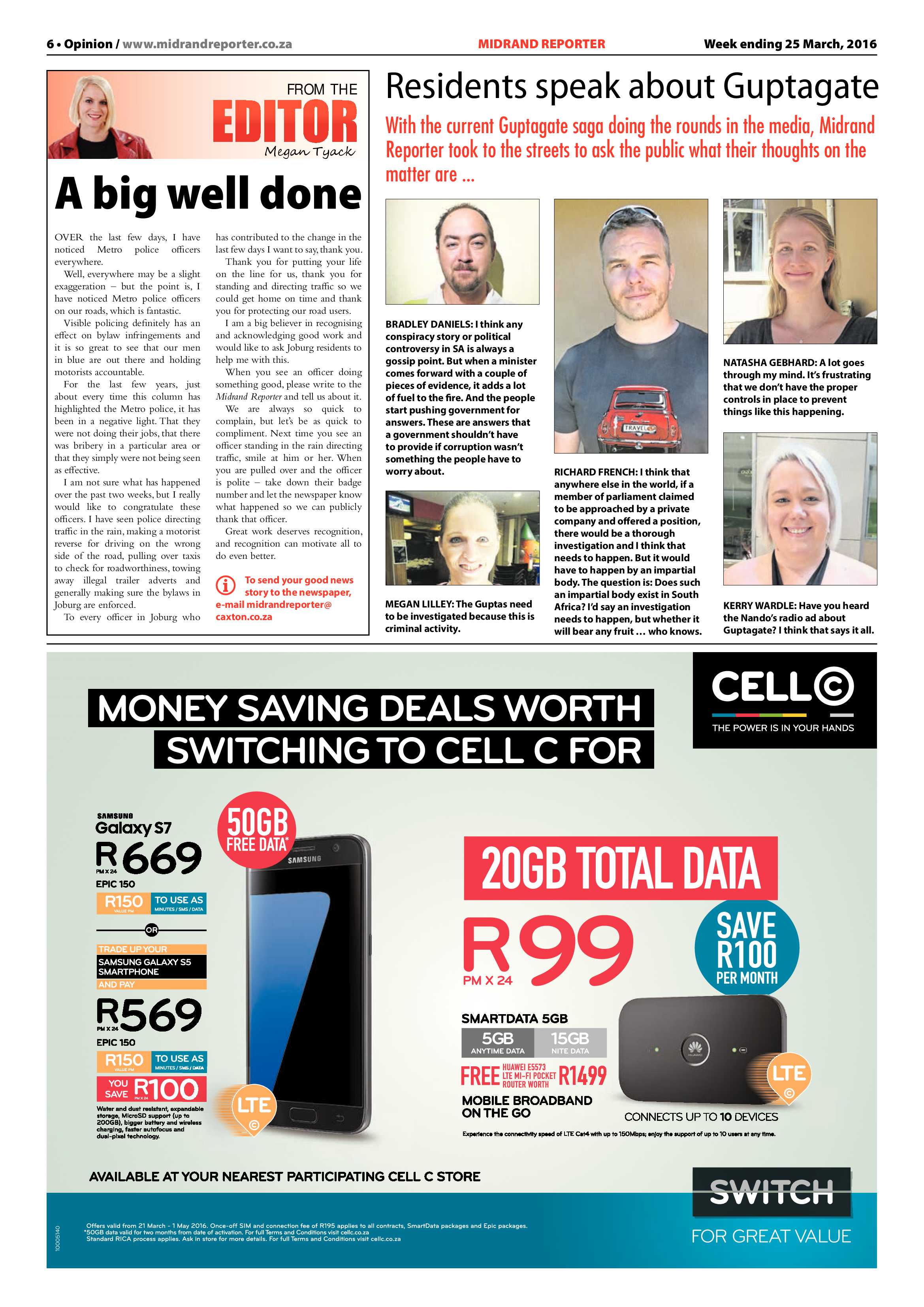 Midrand Reporter 25 March 2016 page 6