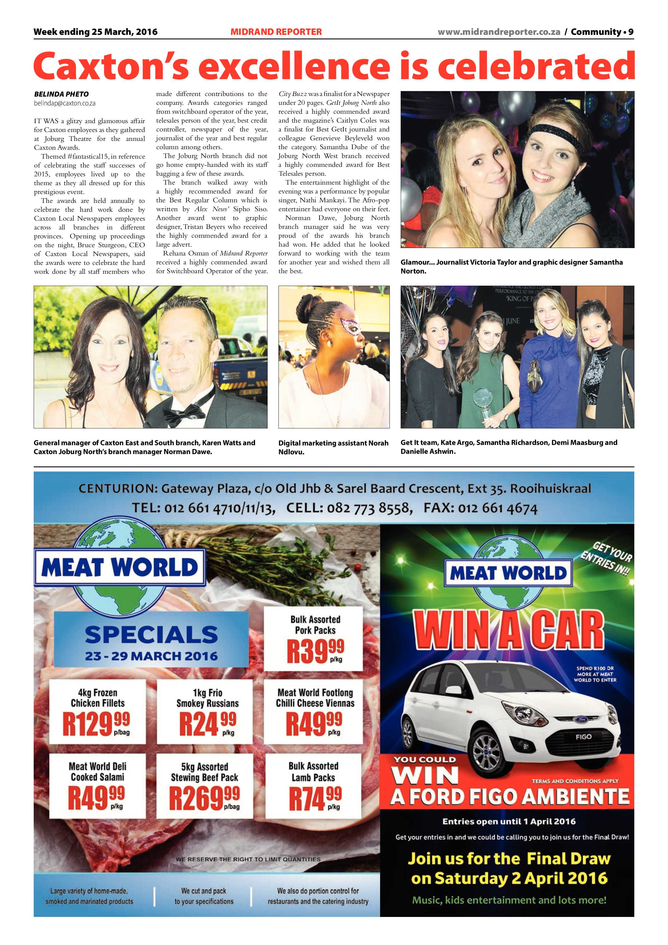 Midrand Reporter 25 March 2016 page 9