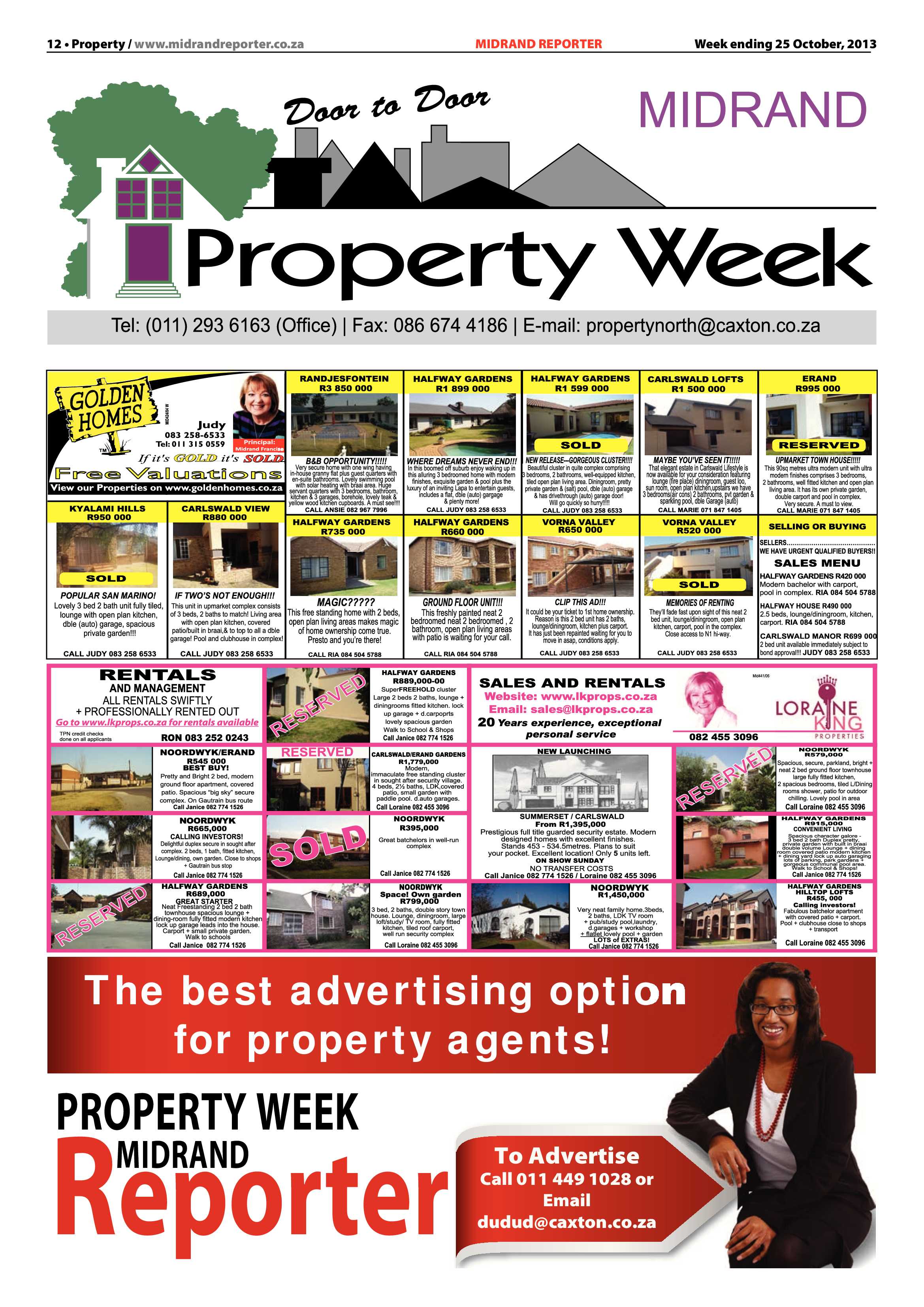 Midrand Reporter 25 October 2013 page 12