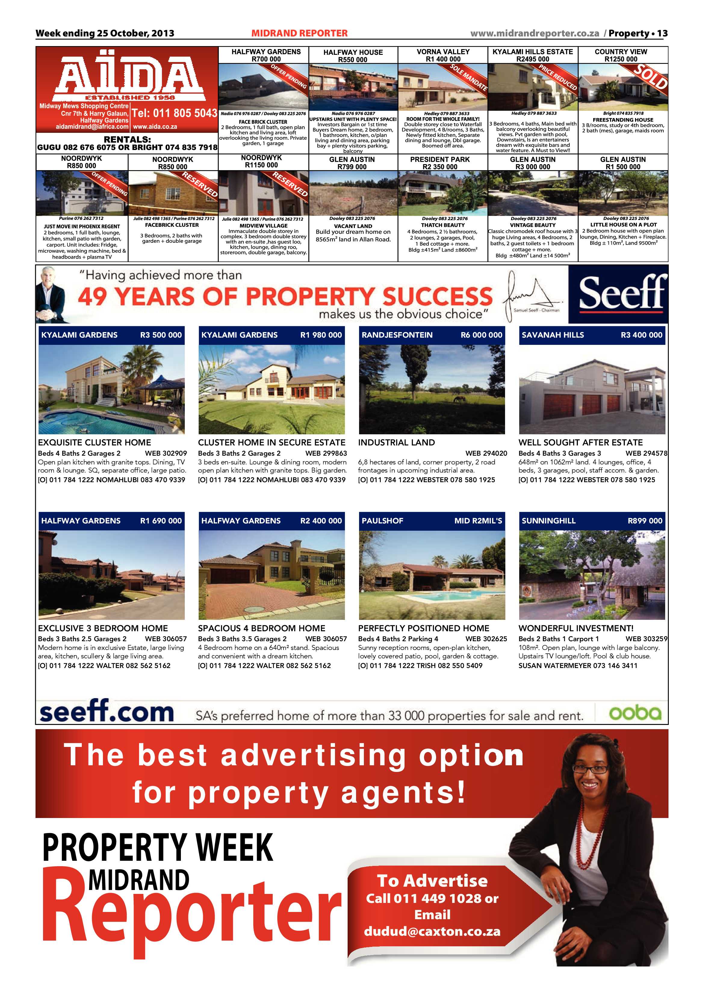 Midrand Reporter 25 October 2013 page 13