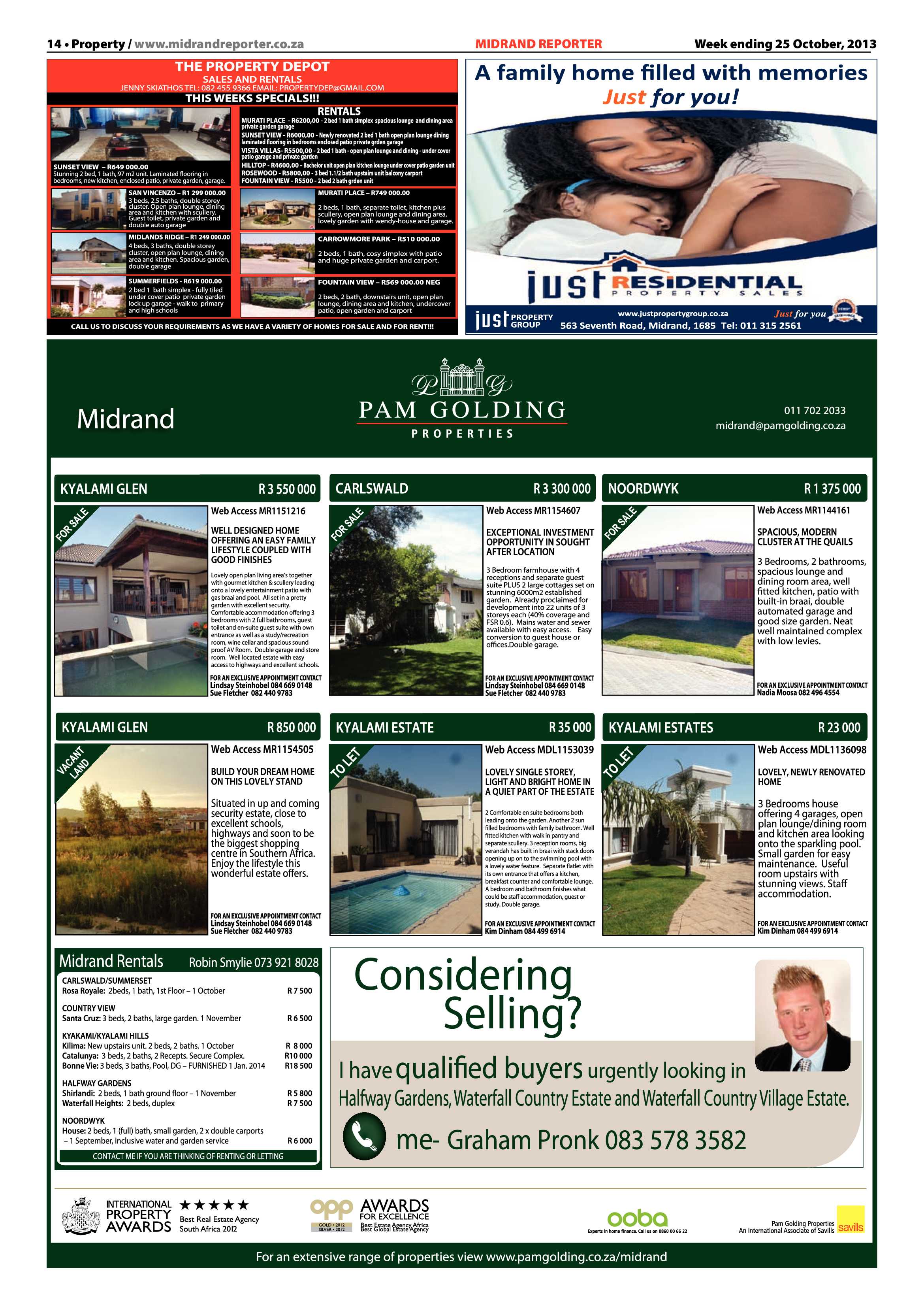 Midrand Reporter 25 October 2013 page 14